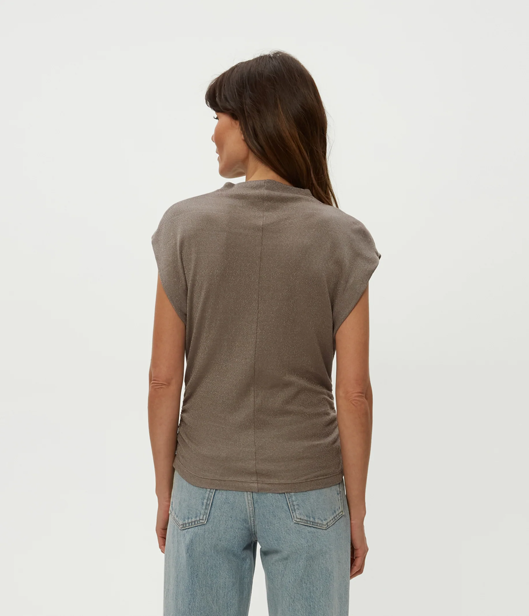 Reese Shine Power Shoulder Top - Image 24