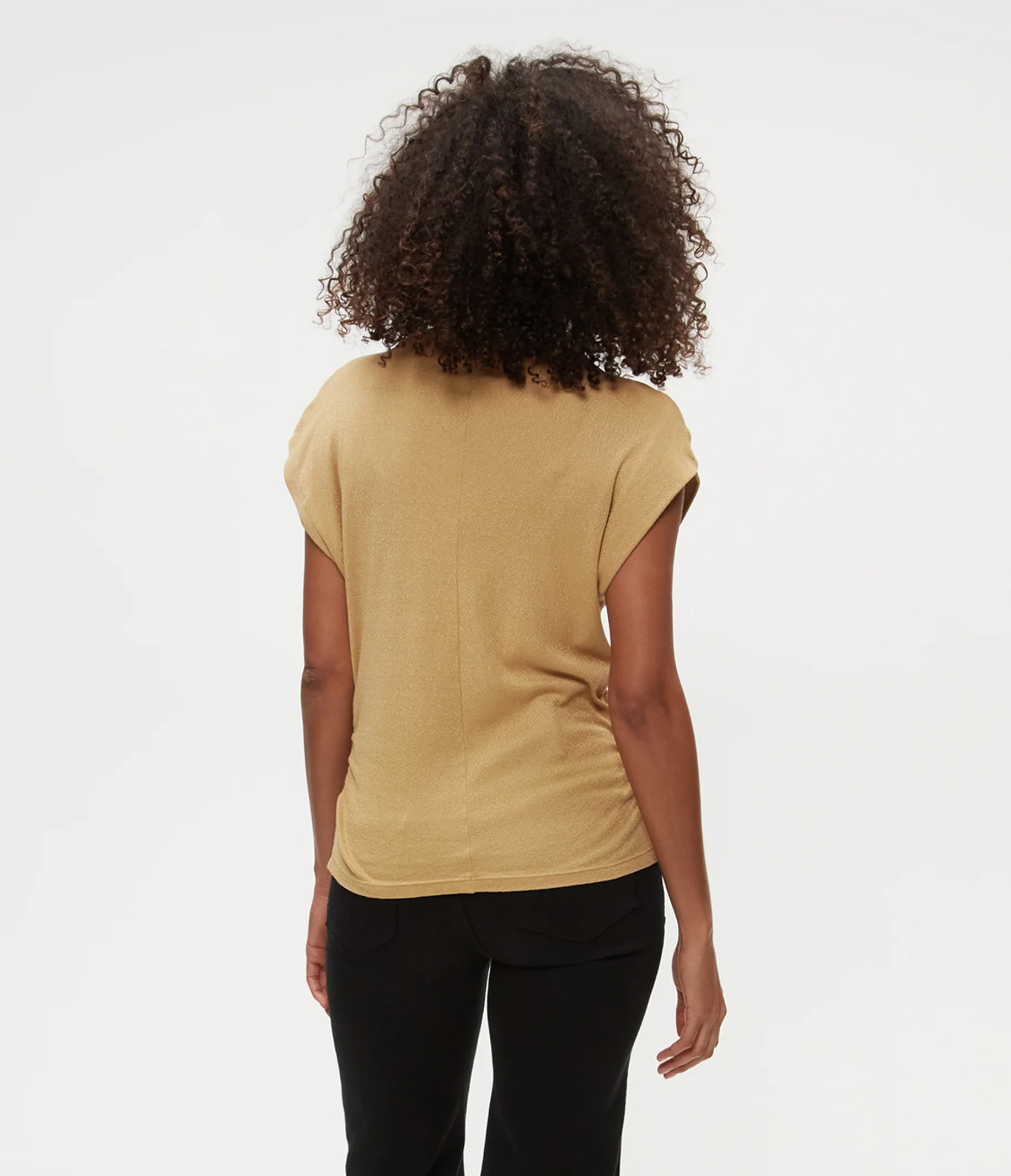 Reese Shine Power Shoulder Top - Image 4