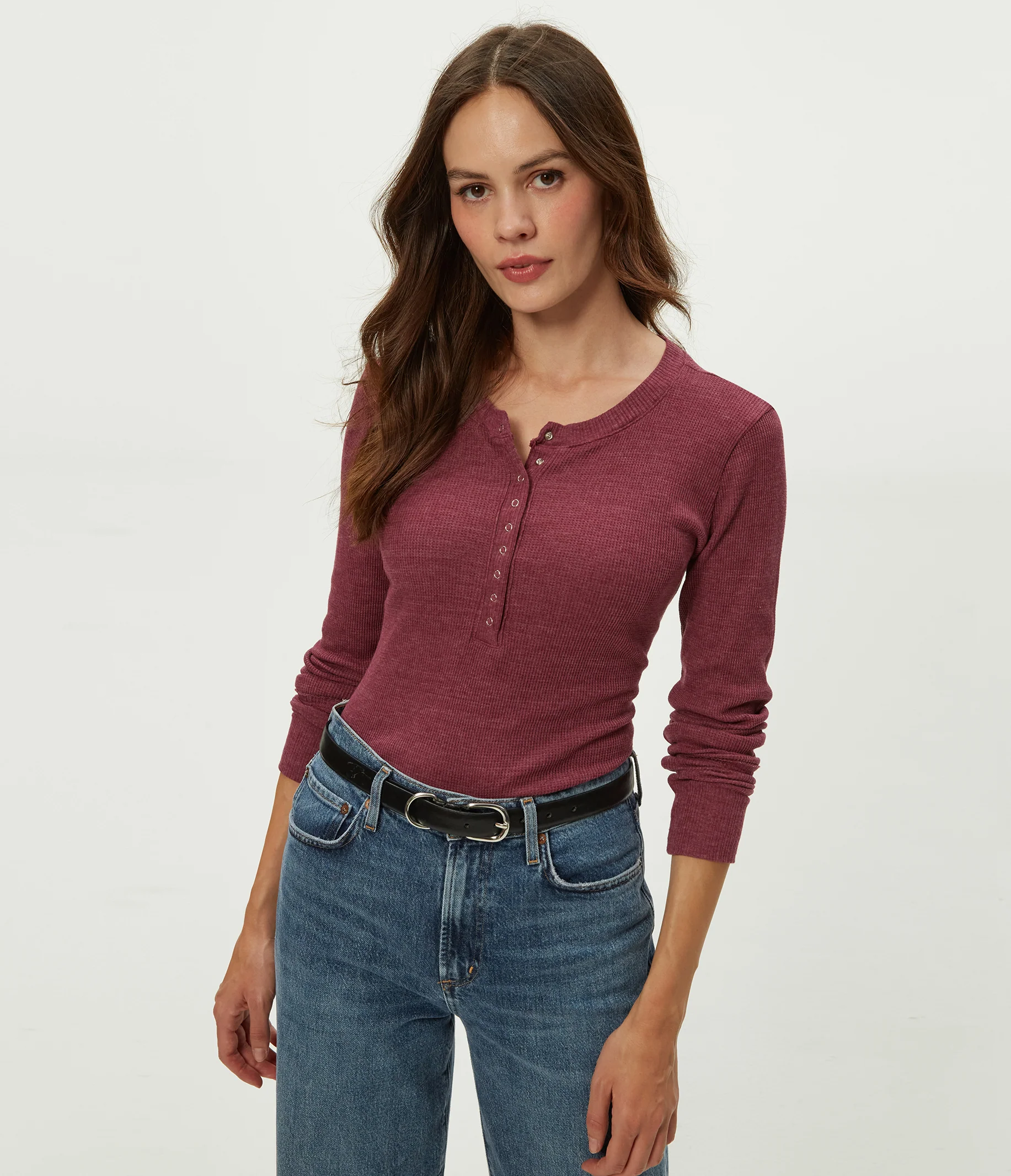 Regan Thermal Henley Tee - Image 115