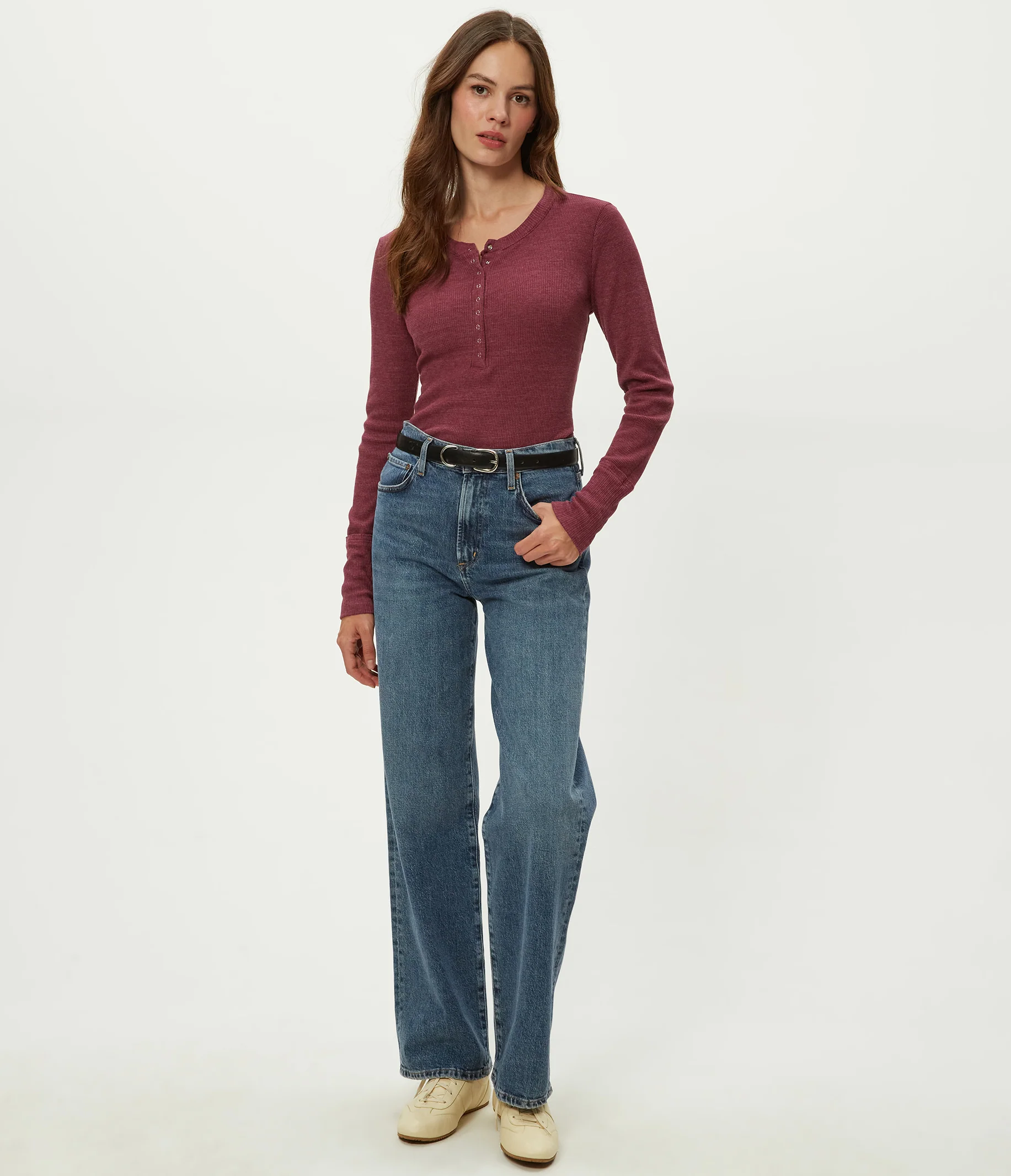 Regan Thermal Henley Tee - Image 116
