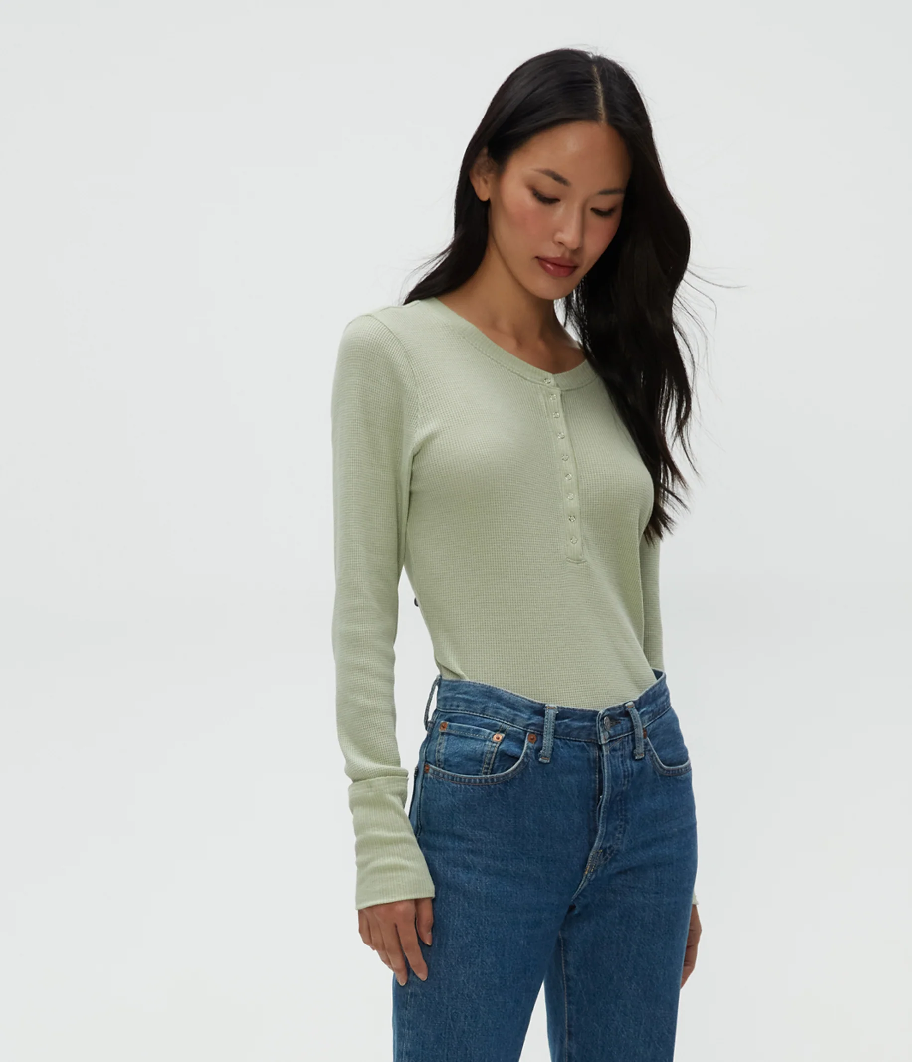 Regan Thermal Henley Tee - Image 19