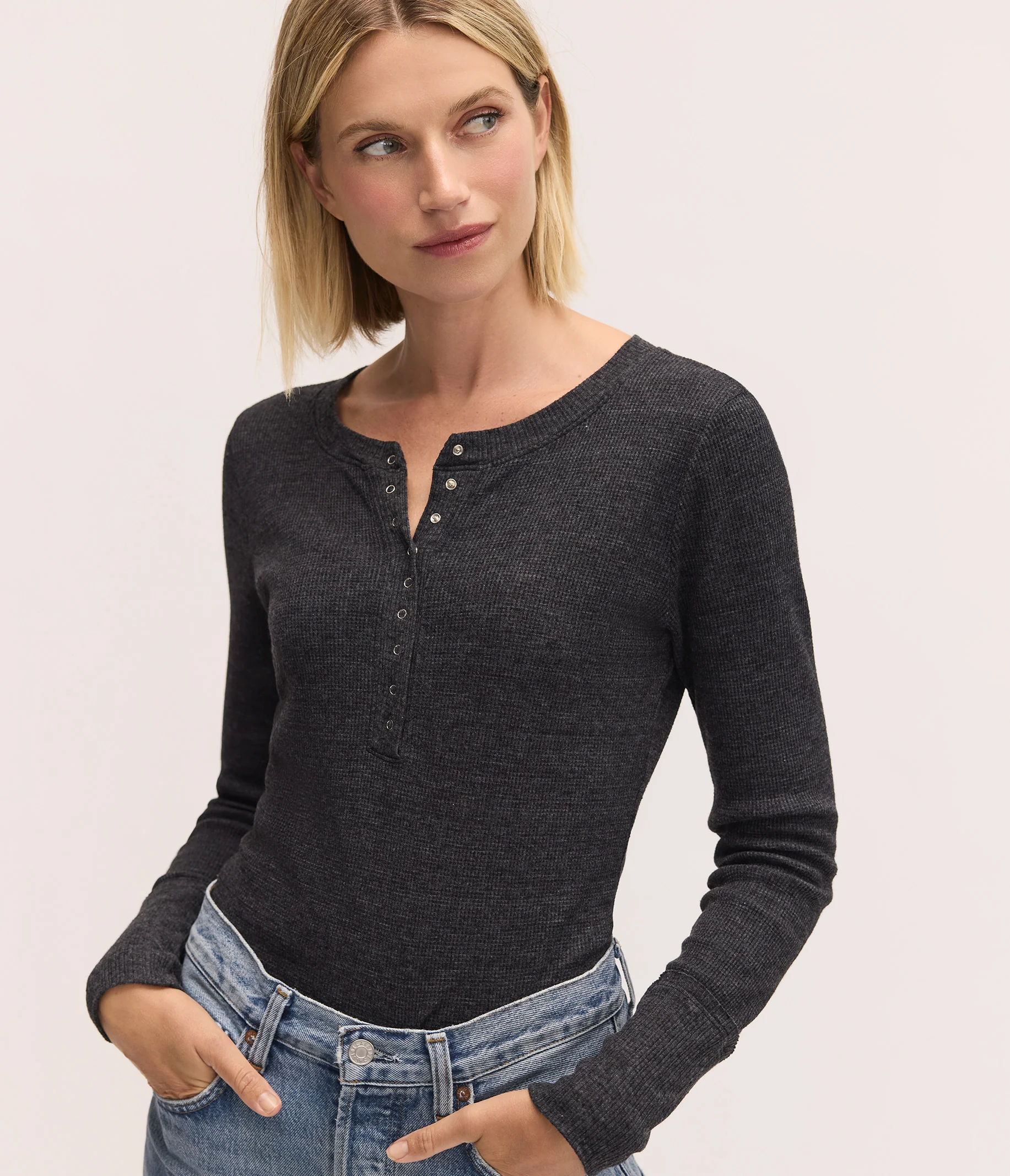 Regan Thermal Henley Tee - Image 21