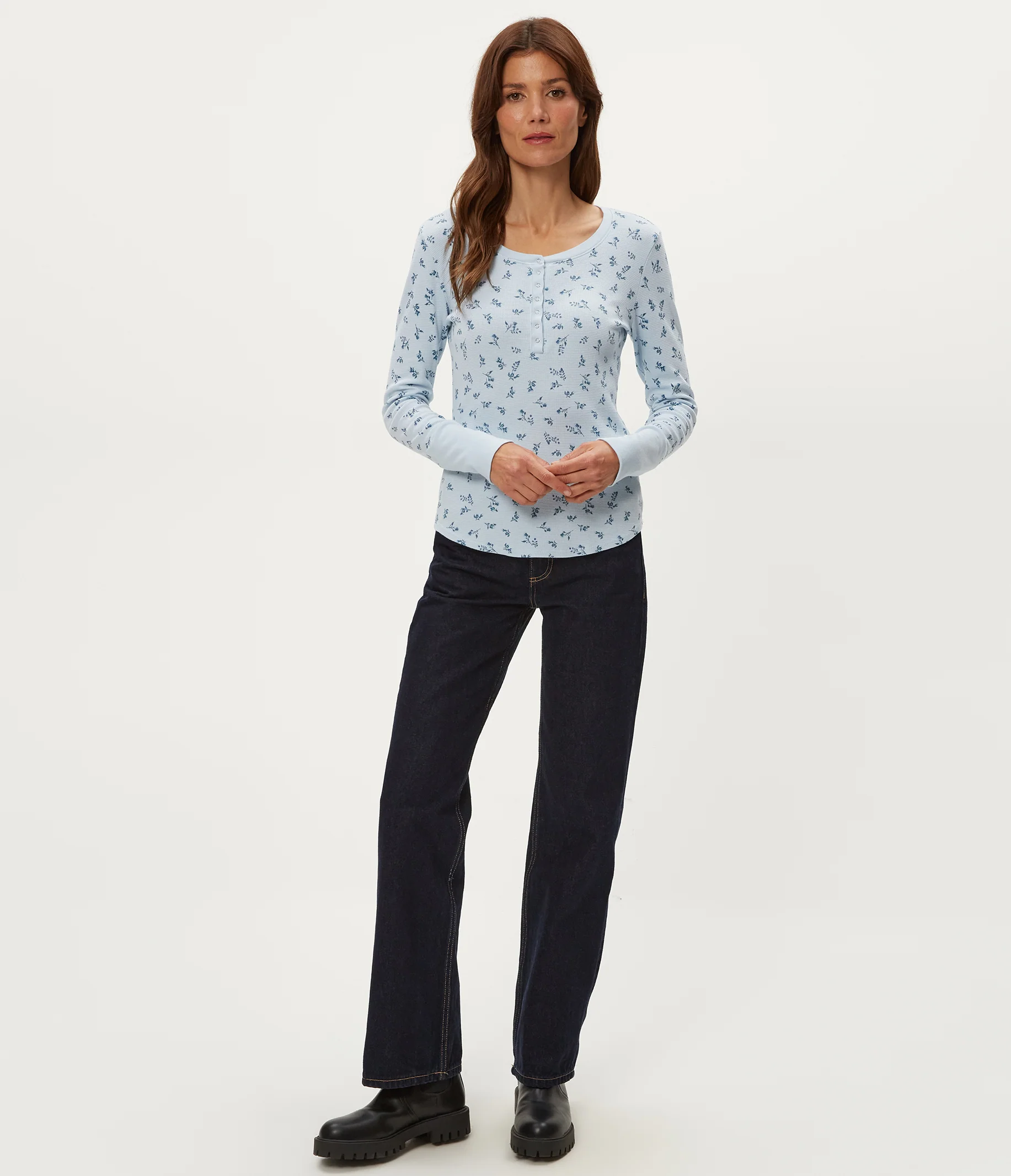 Regan Printed Henley - Image 19