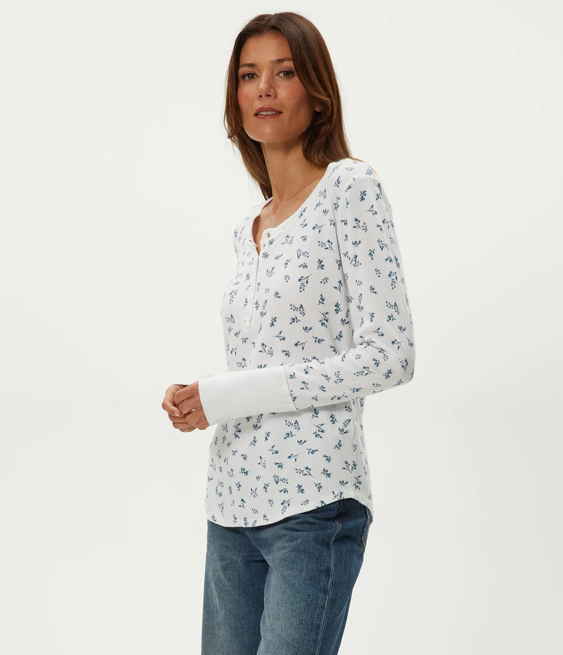 Regan Printed Henley - Image 3