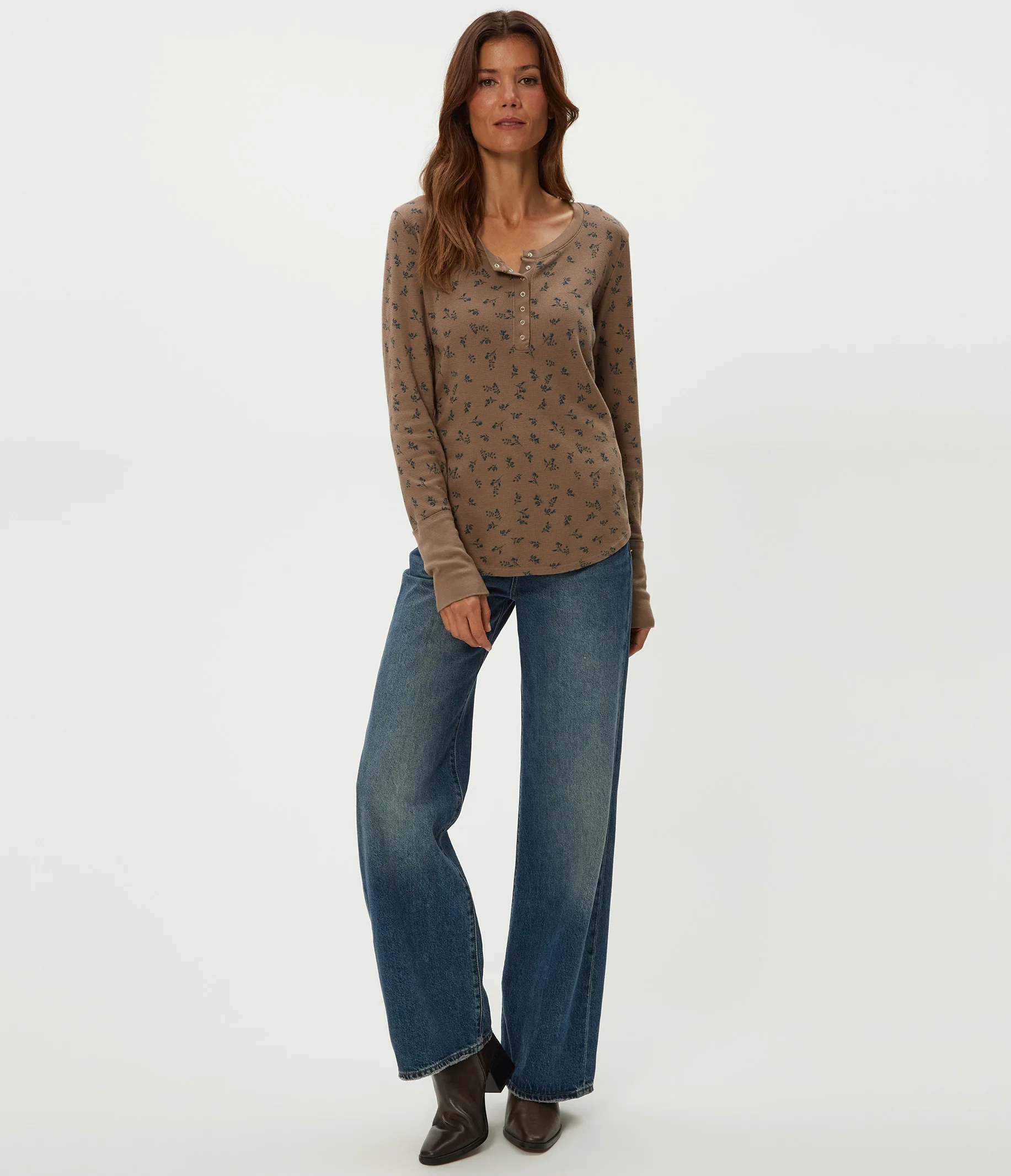 Regan Printed Henley - Image 6