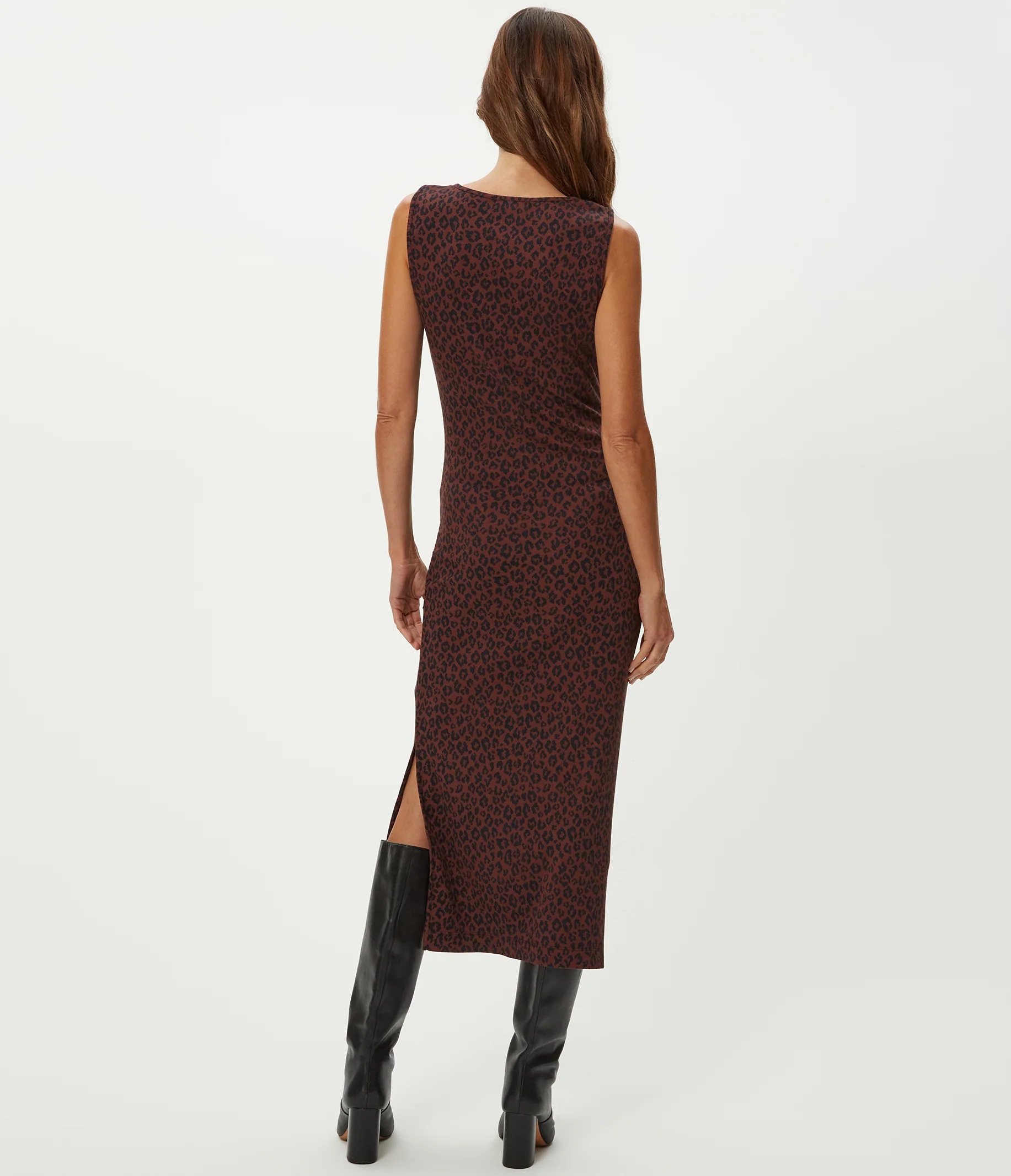 Reign Leopard Print Midi Dress - Image 6