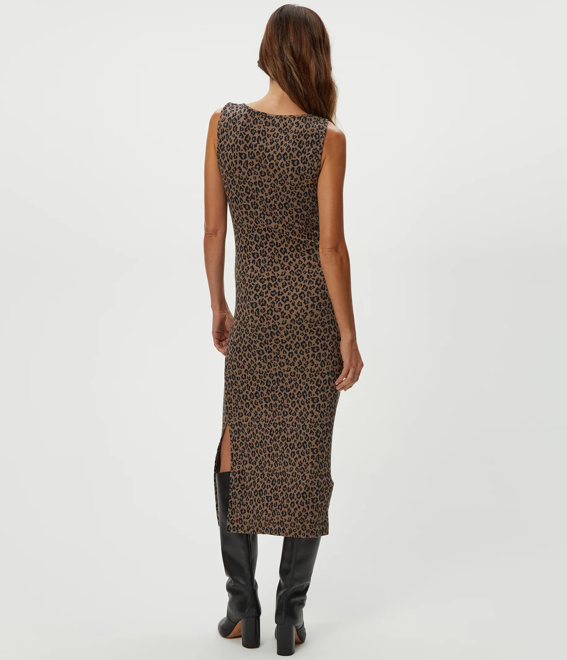 Reign Leopard Print Midi Dress - Image 8