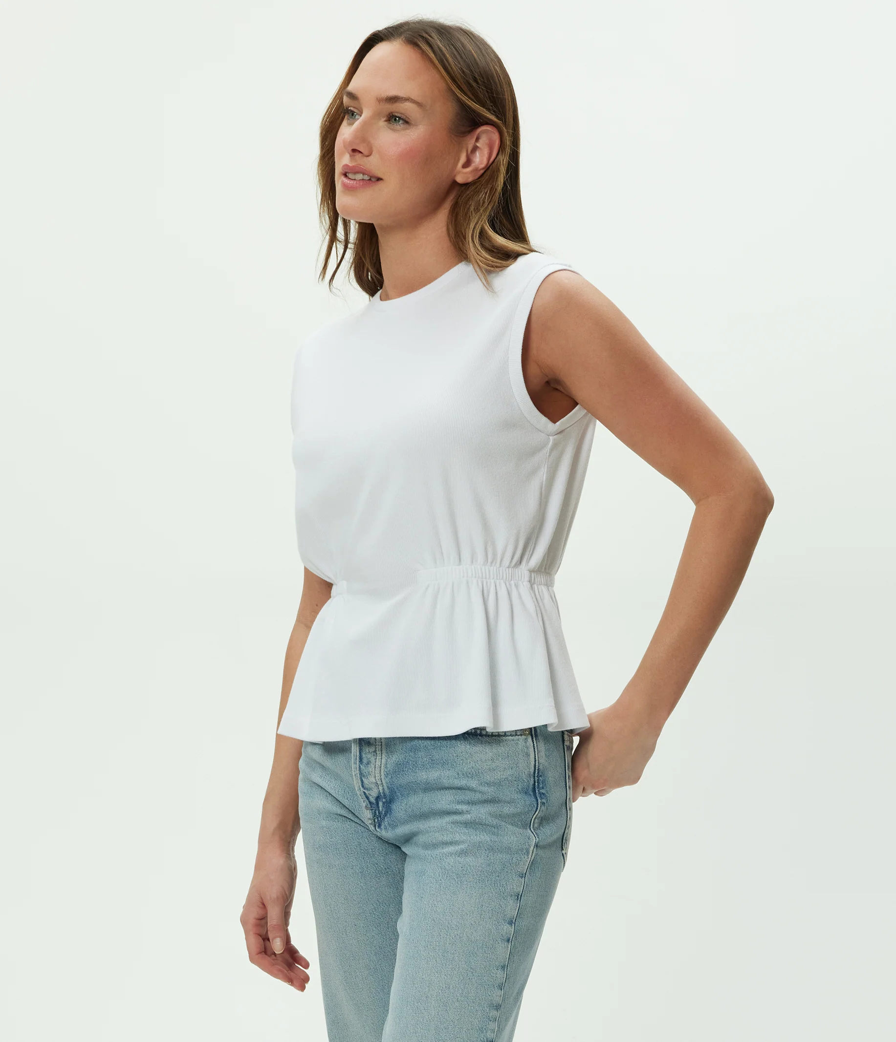 Rochel Peplum Tank - Image 4
