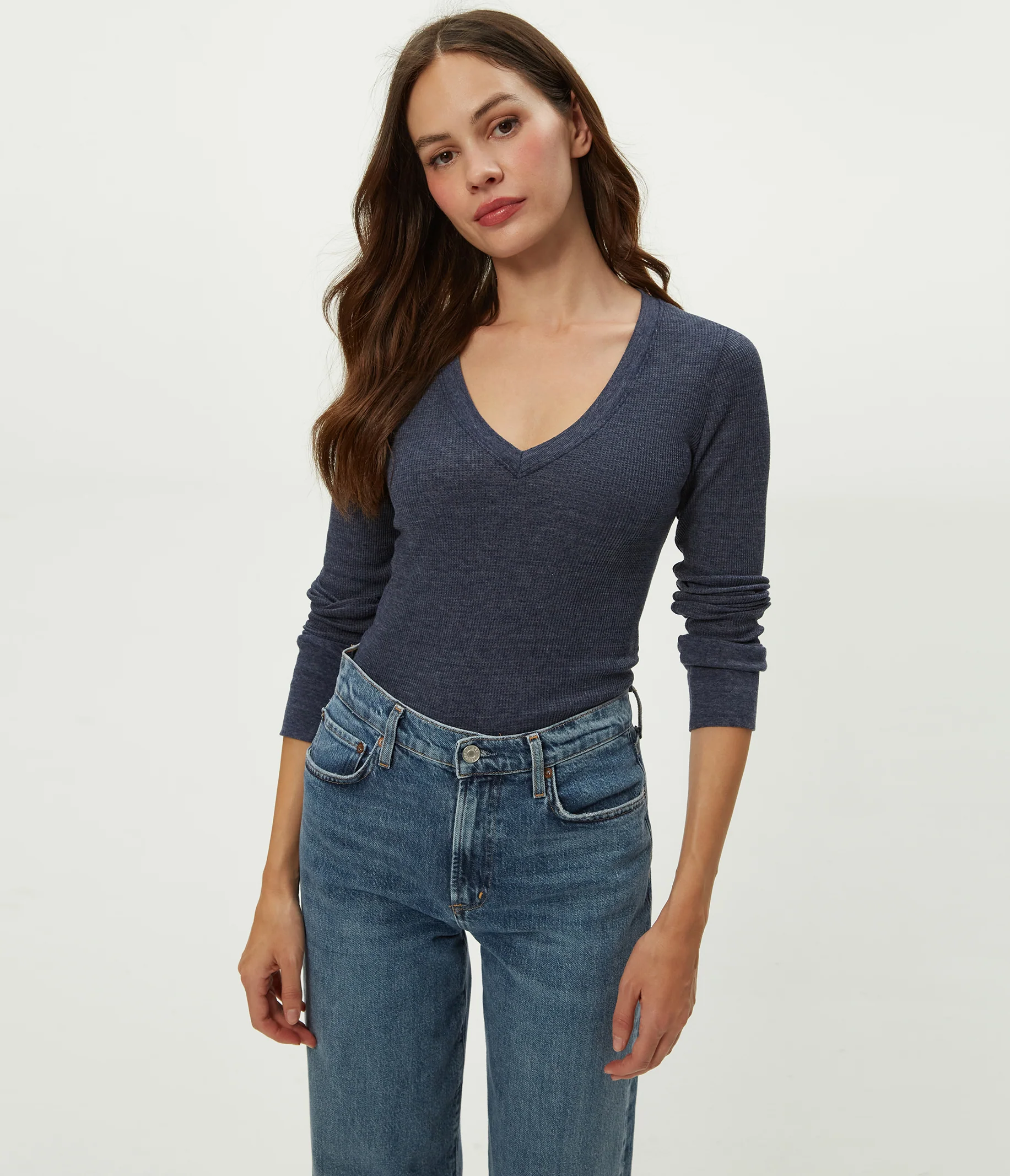 Romeo Thermal V-Neck Tee - Image 13