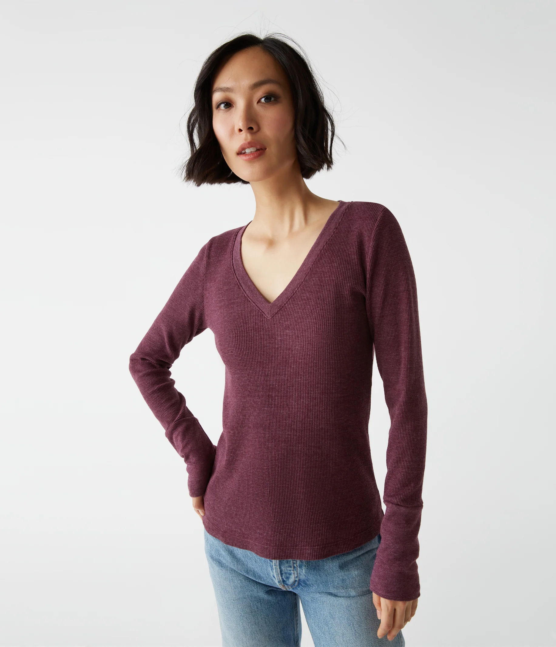 Romeo Thermal V-Neck Tee - Image 29