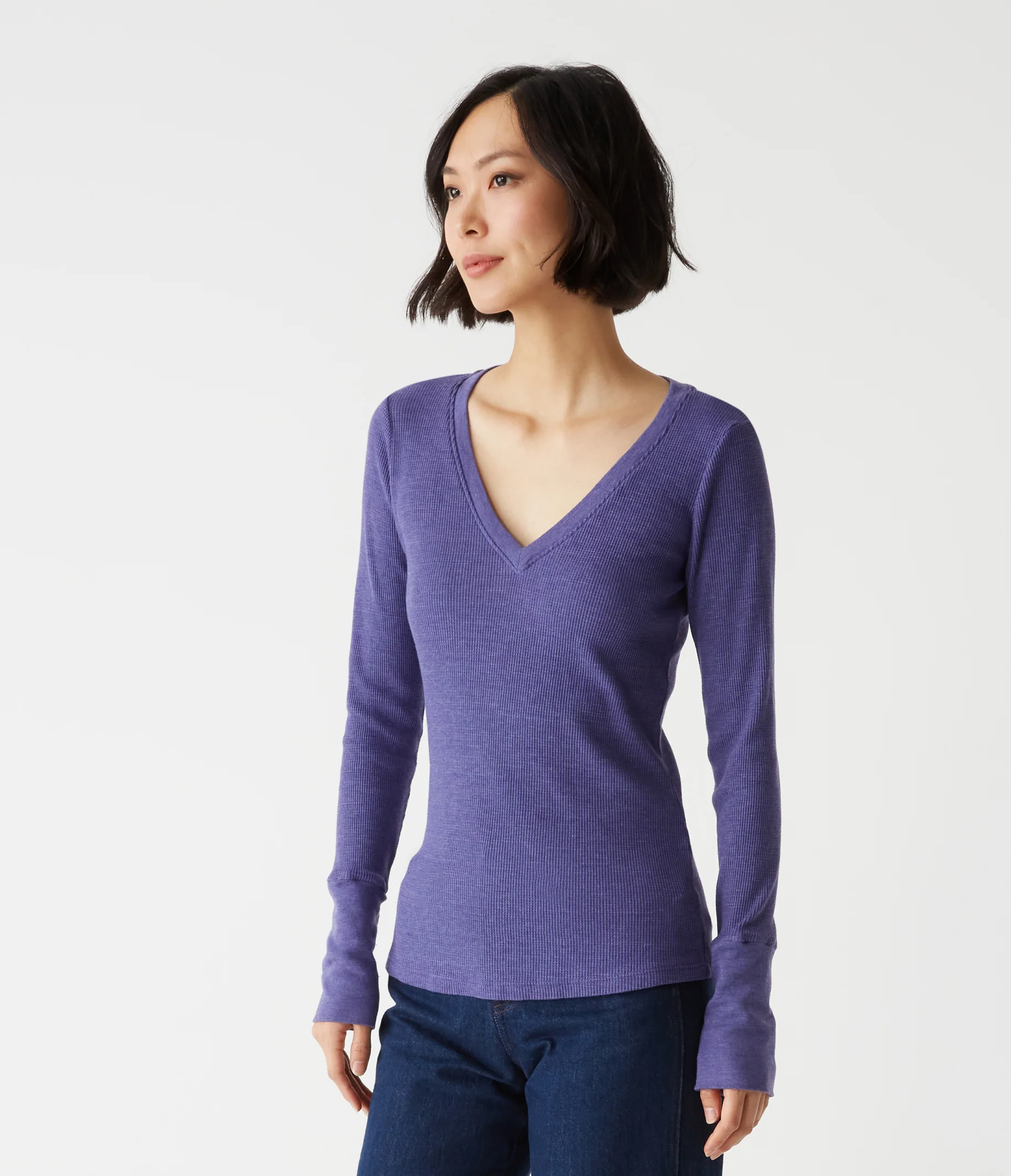 Romeo Thermal V-Neck Tee - Image 35