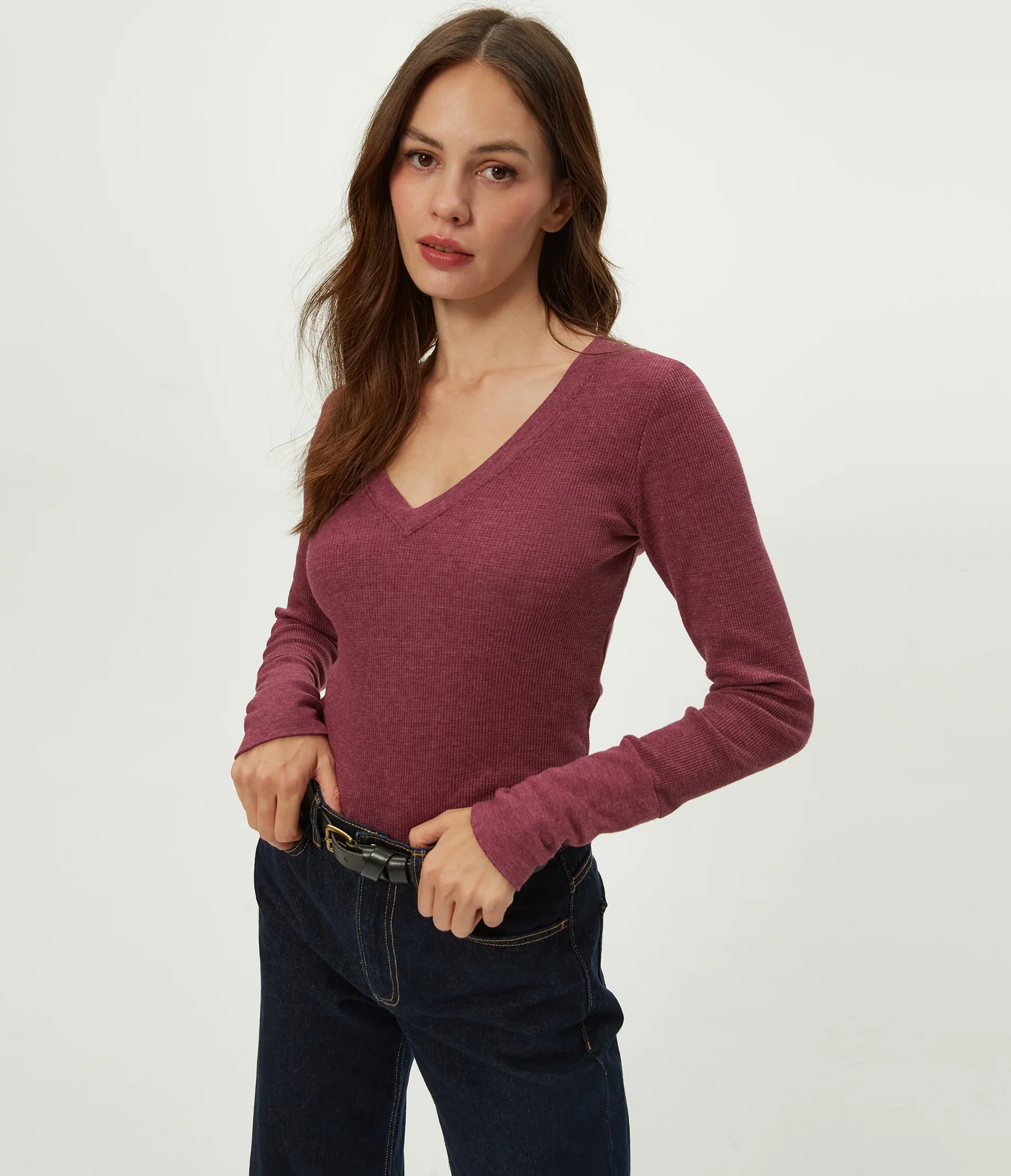 Romeo Thermal V-Neck Tee - Image 47