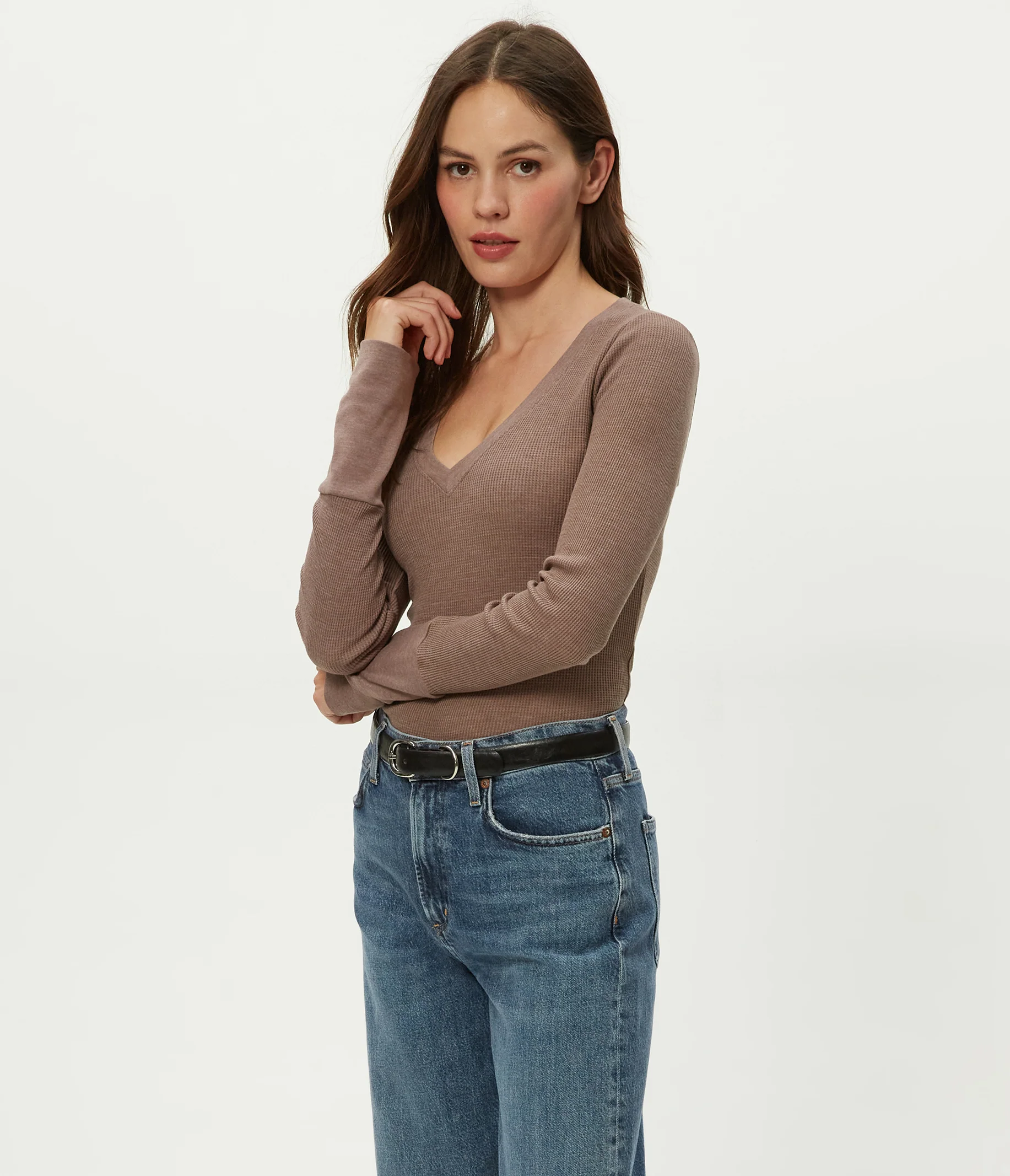 Romeo Thermal V-Neck Tee - Image 5