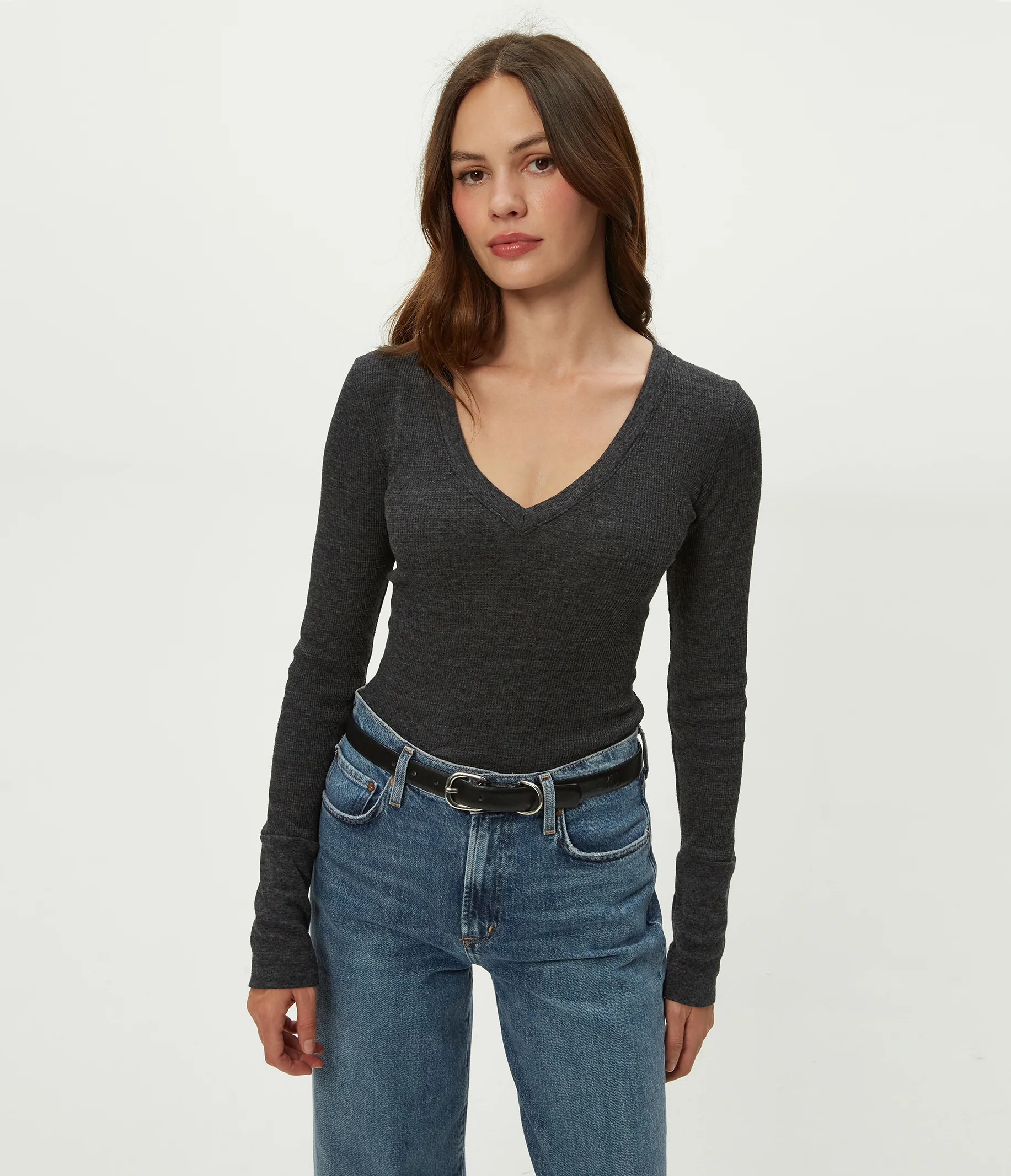 Romeo Thermal V-Neck Tee - Image 9