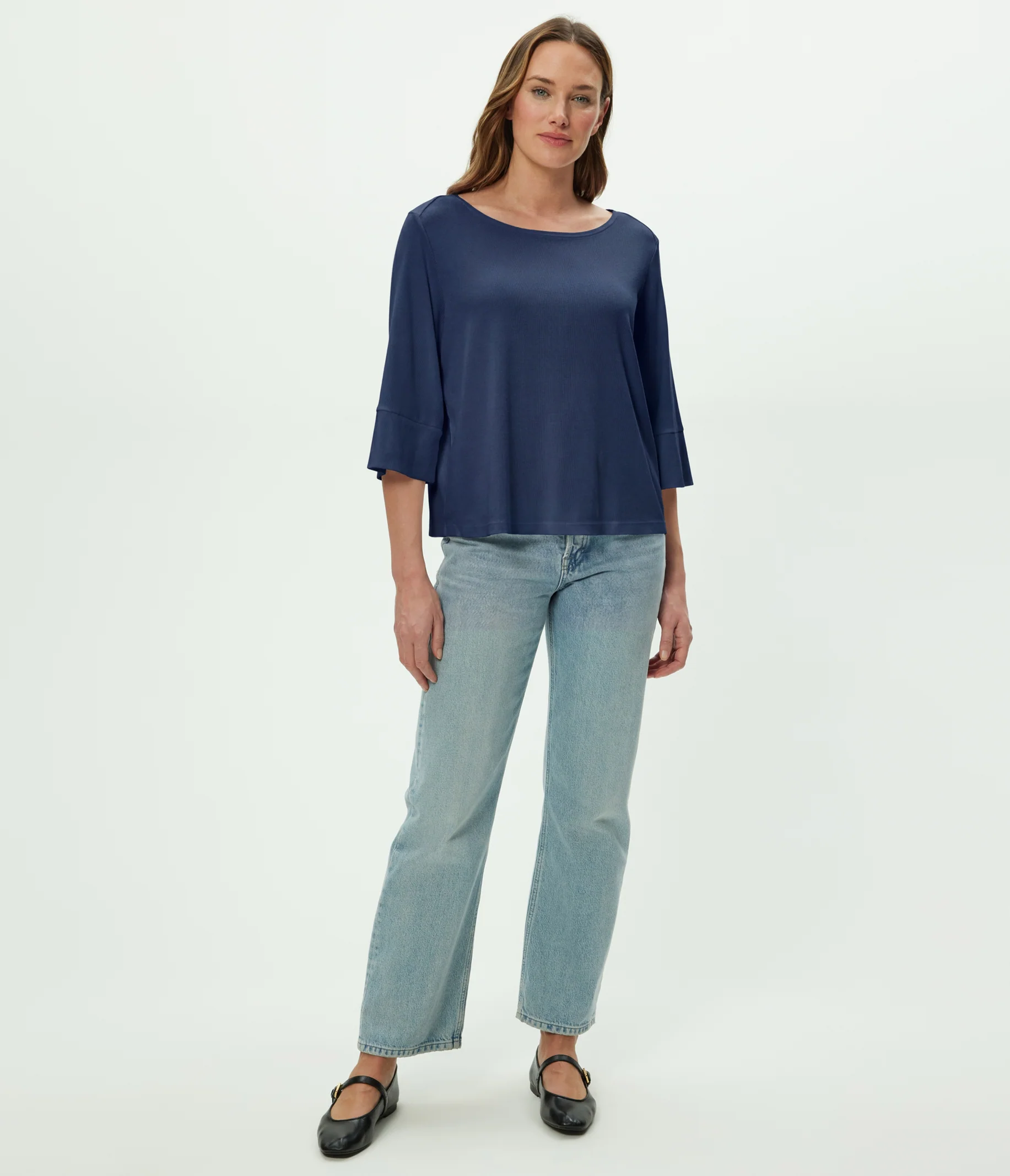 Rosalynn Boat Neck Tee - Image 11