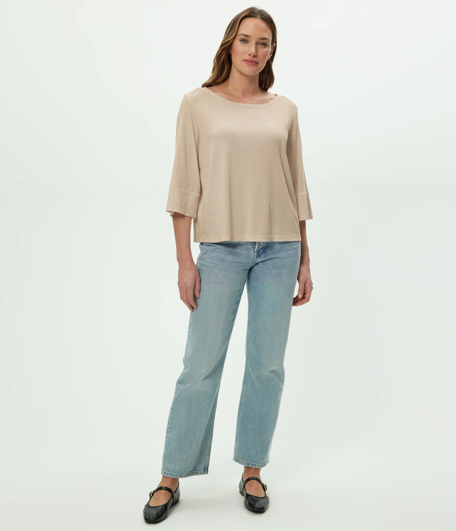 Rosalynn Boat Neck Tee - Image 15