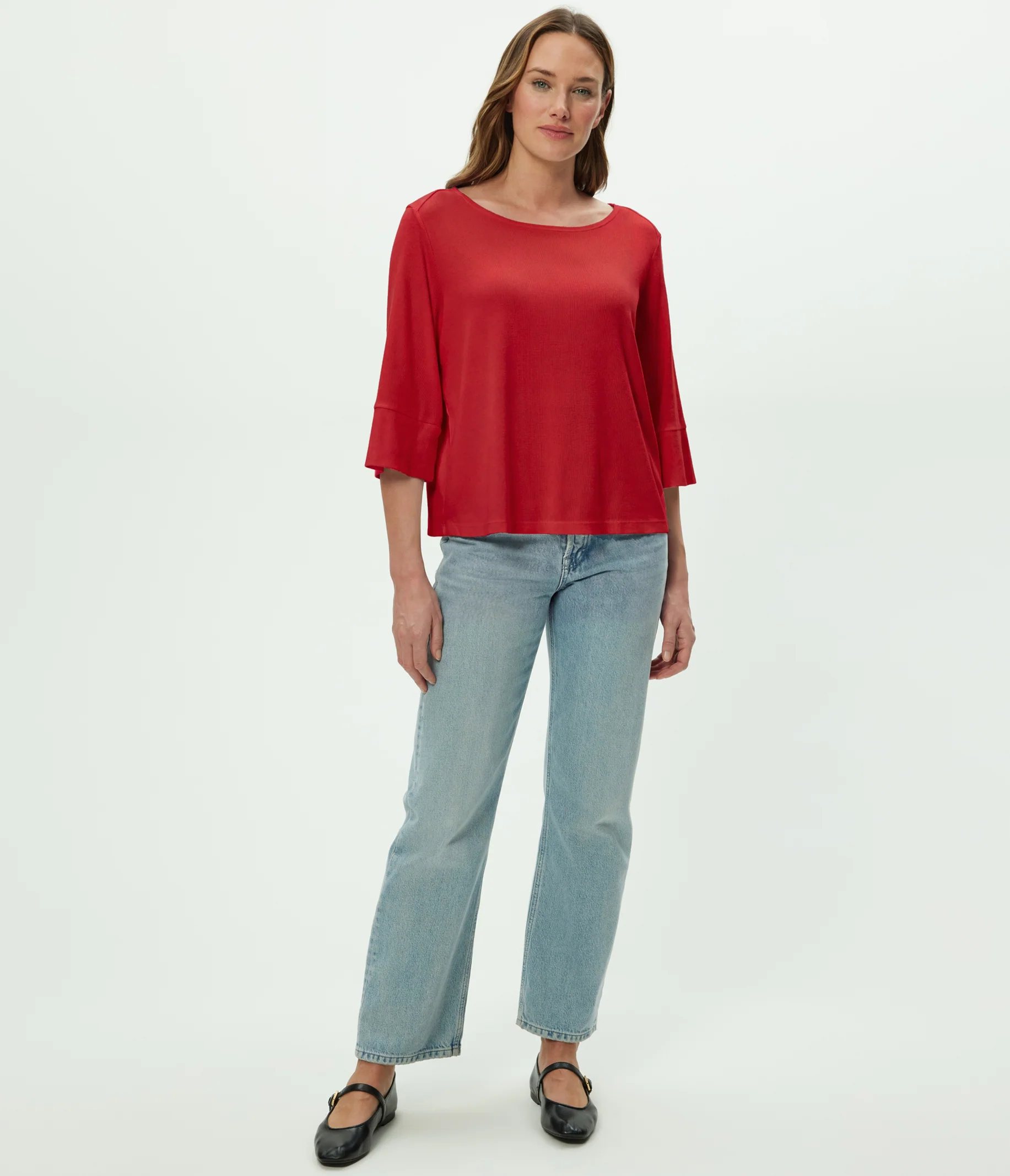 Rosalynn Boat Neck Tee - Image 22