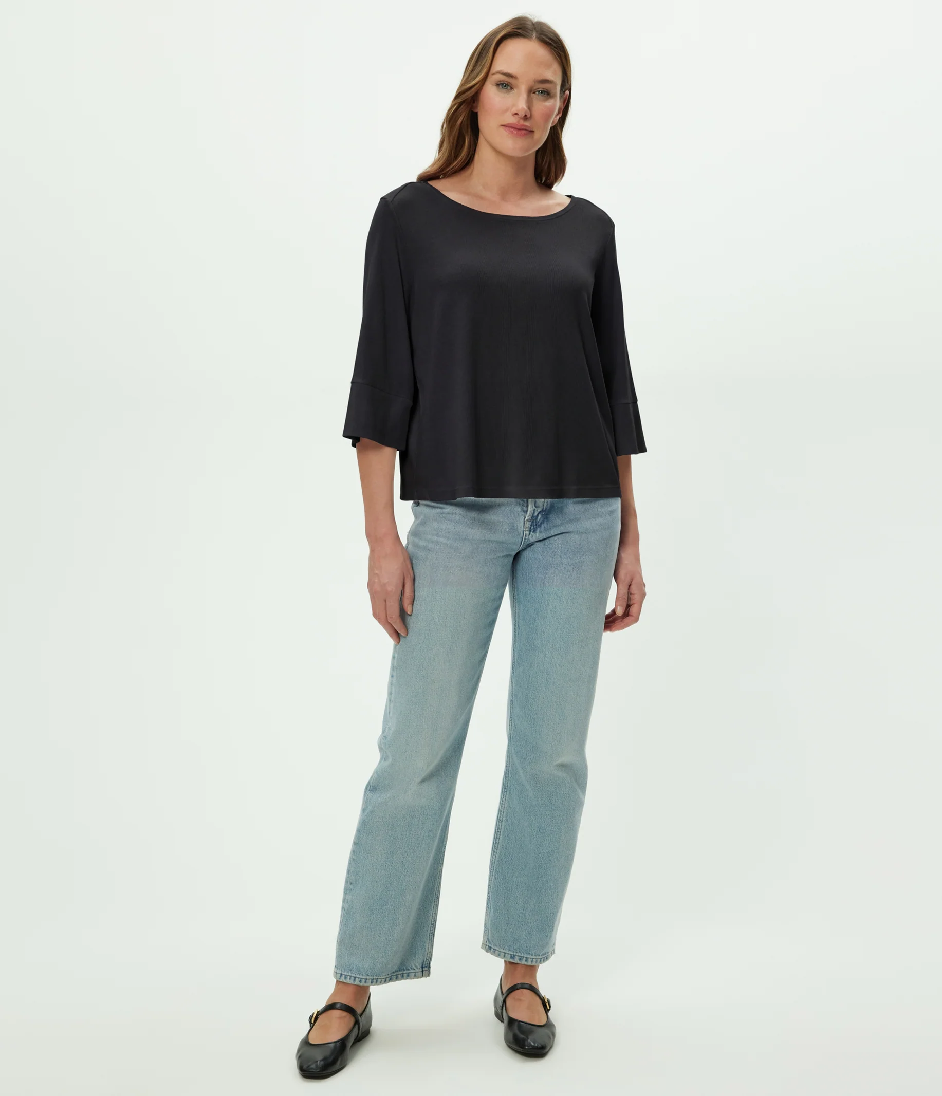 Rosalynn Boat Neck Tee - Image 7