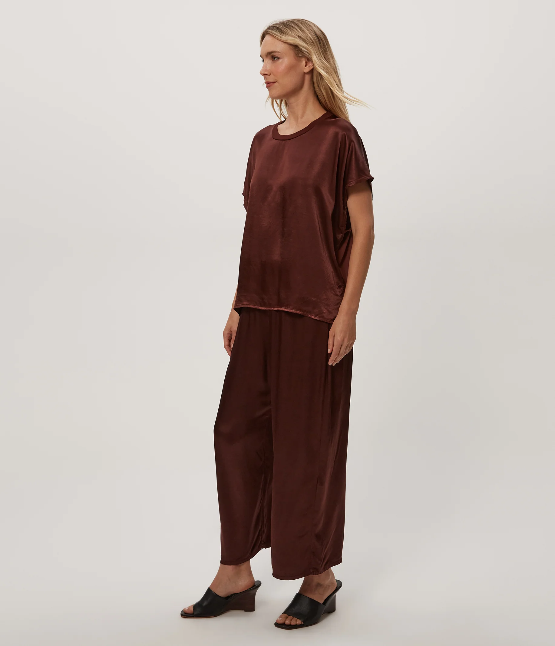 Sacha Satin Cropped Pant - Image 10