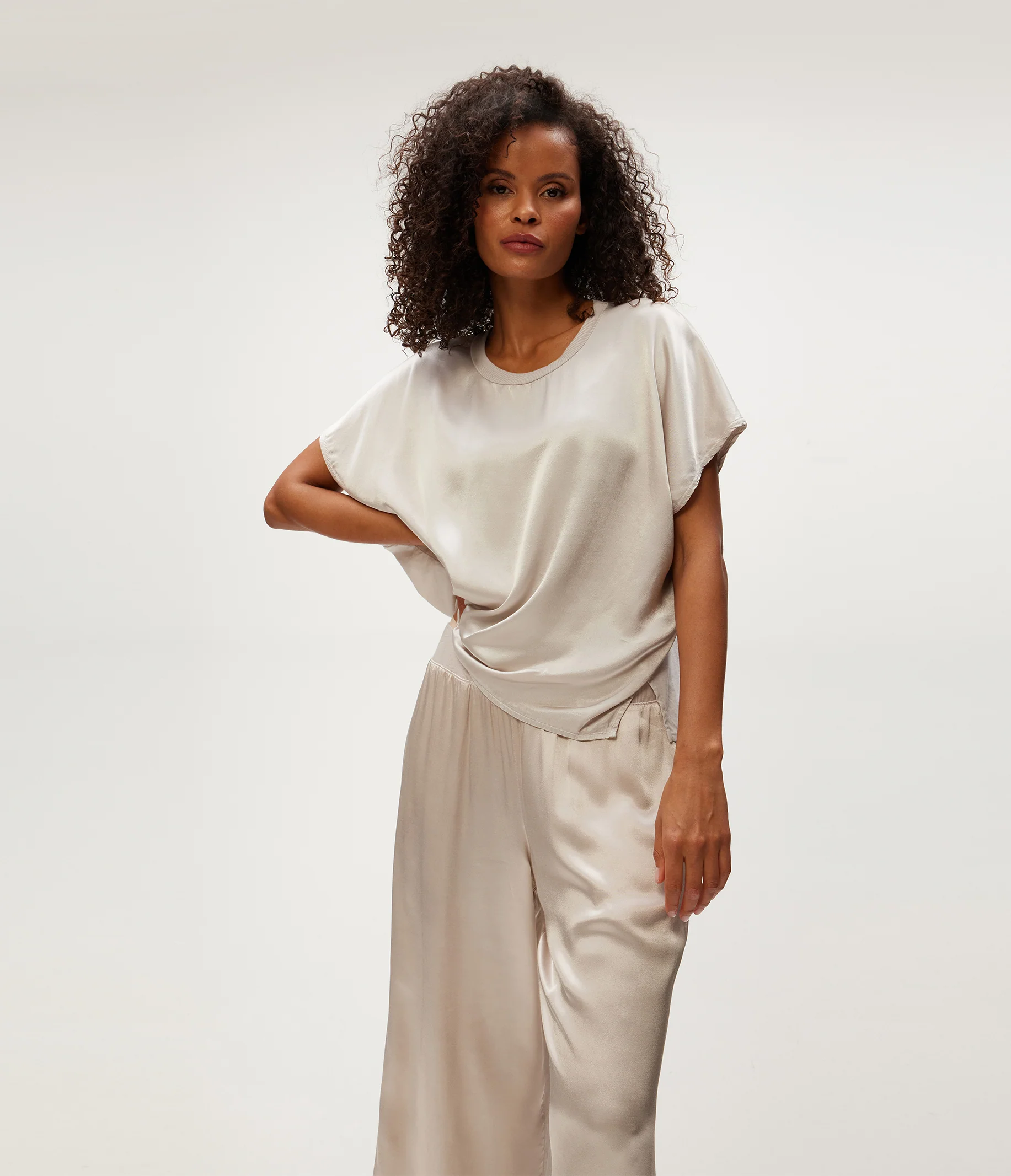 Sacha Satin Cropped Pant - Image 15
