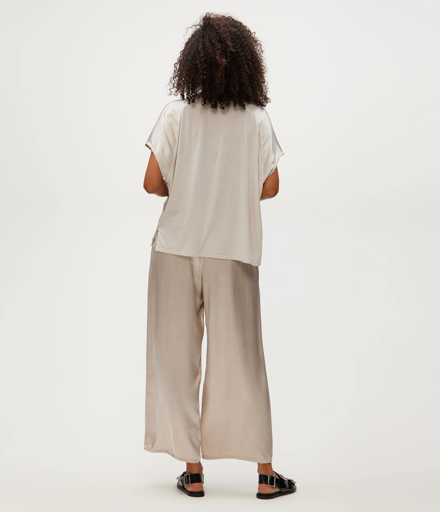 Sacha Satin Cropped Pant - Image 18