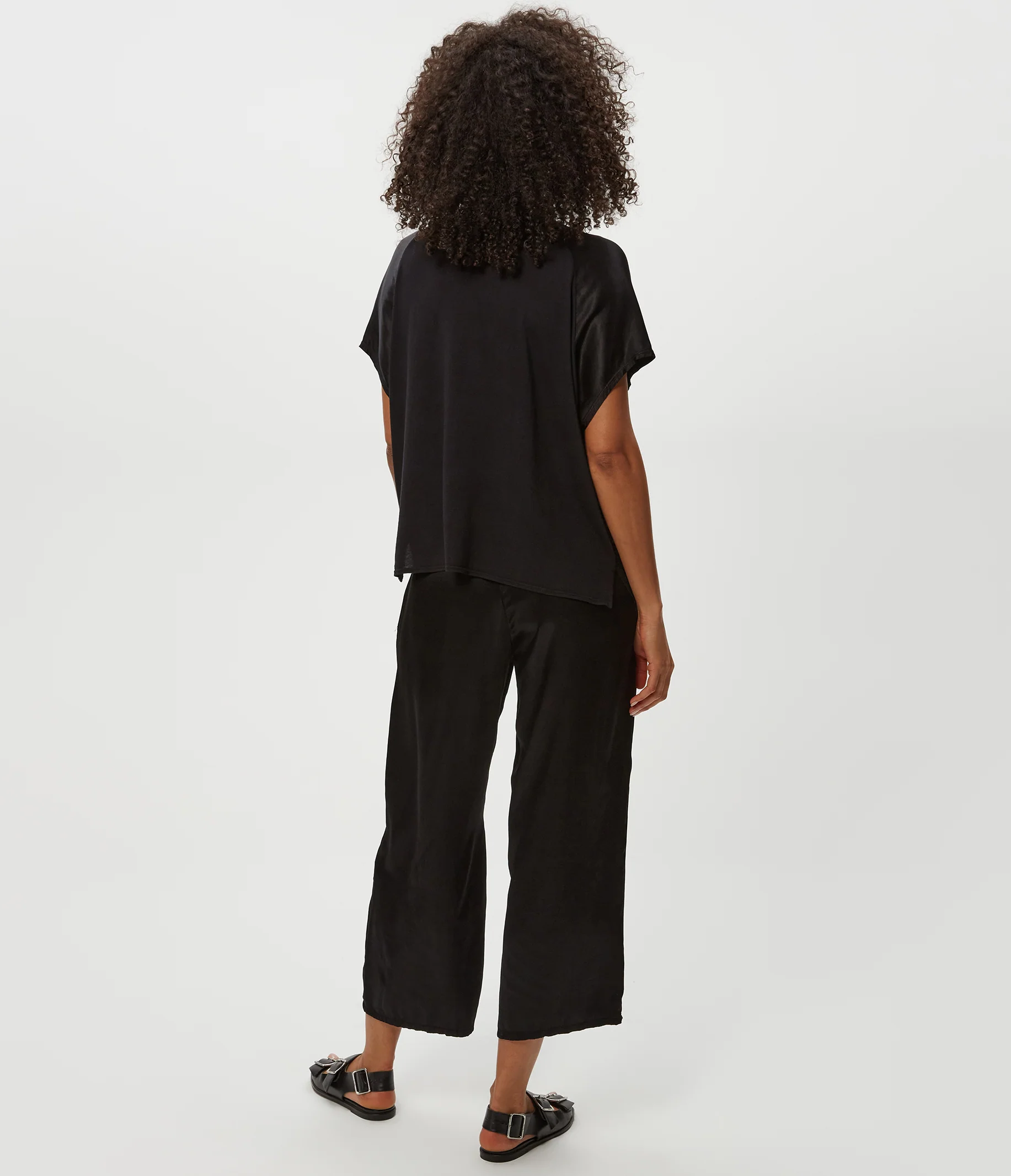 Sacha Satin Cropped Pant - Image 24