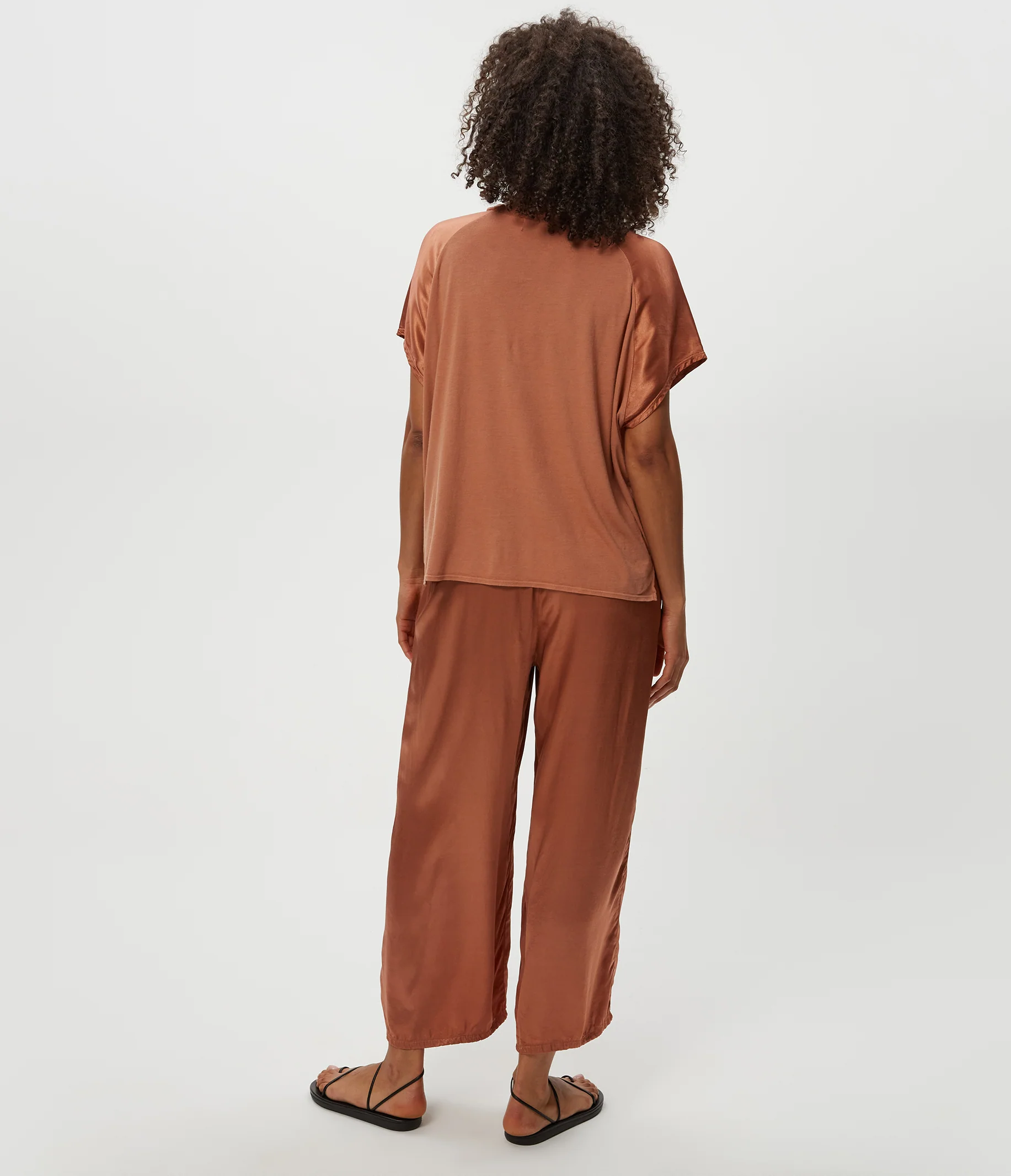 Sacha Satin Cropped Pant - Image 7