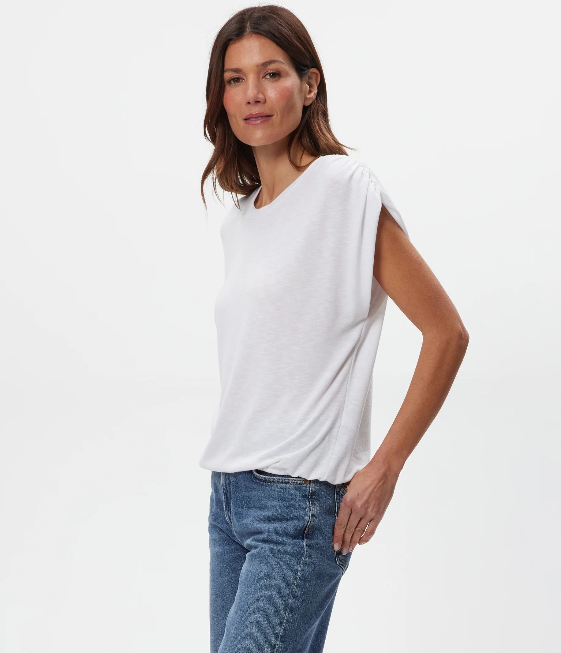Sharon Shirred Bubble Top - Image 21