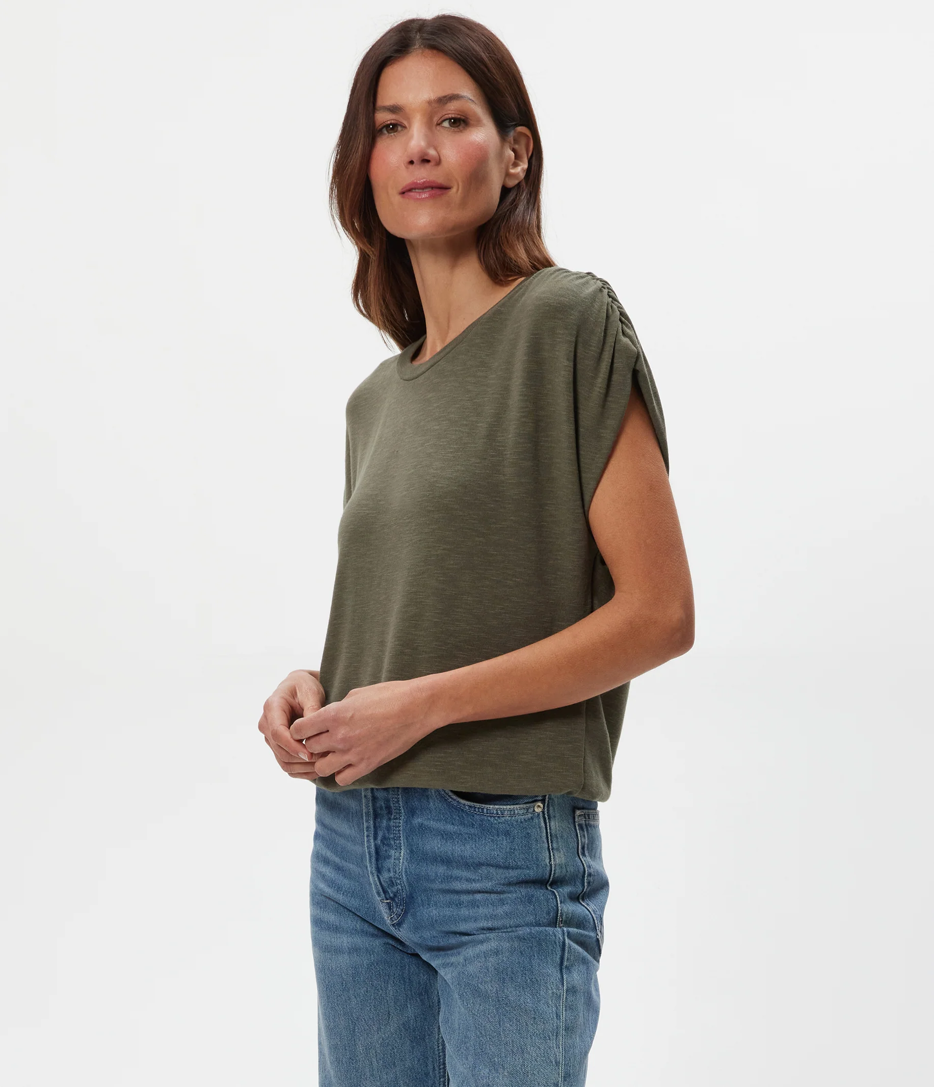 Sharon Shirred Bubble Top - Image 3