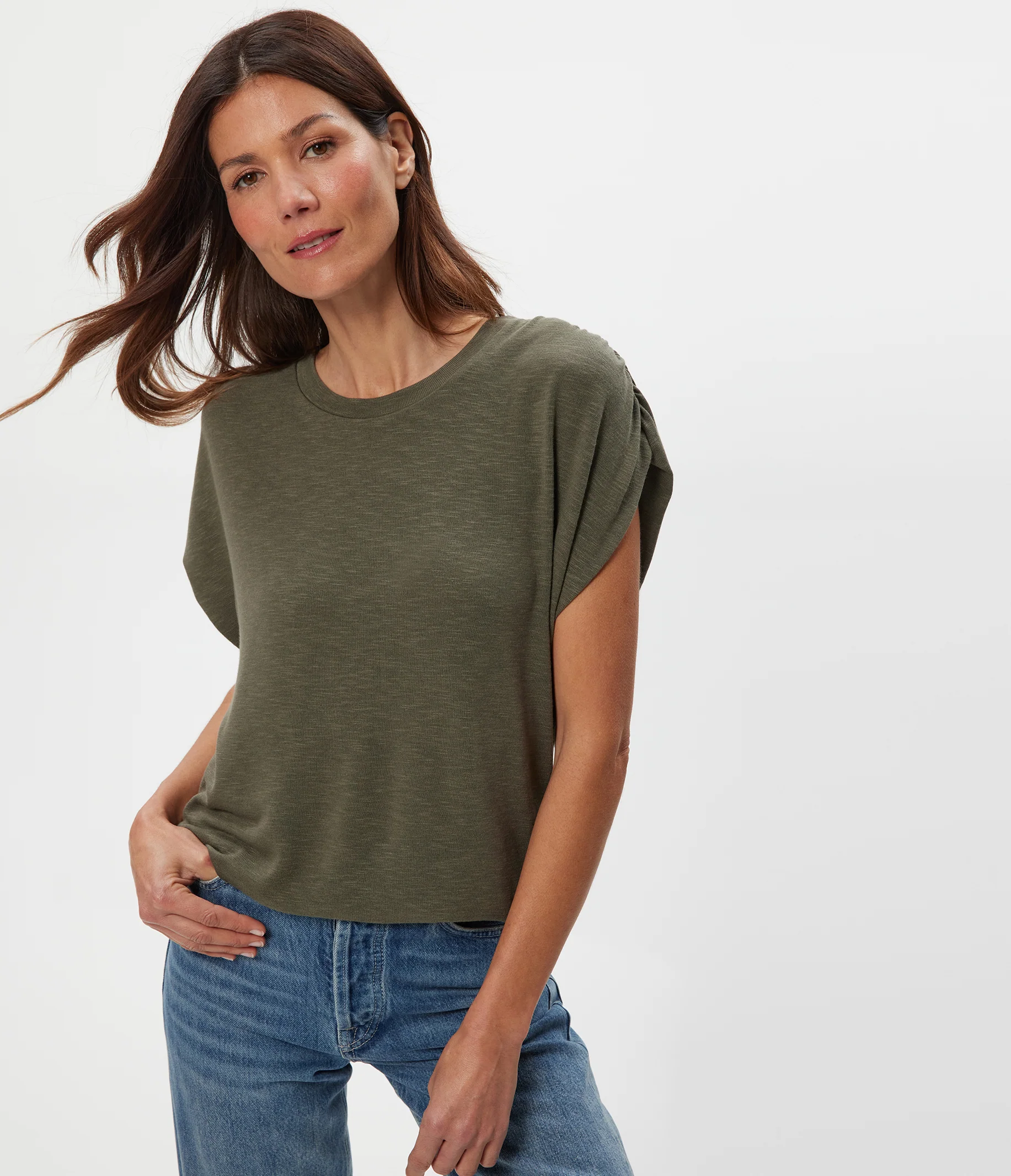 Sharon Shirred Bubble Top - Image 4