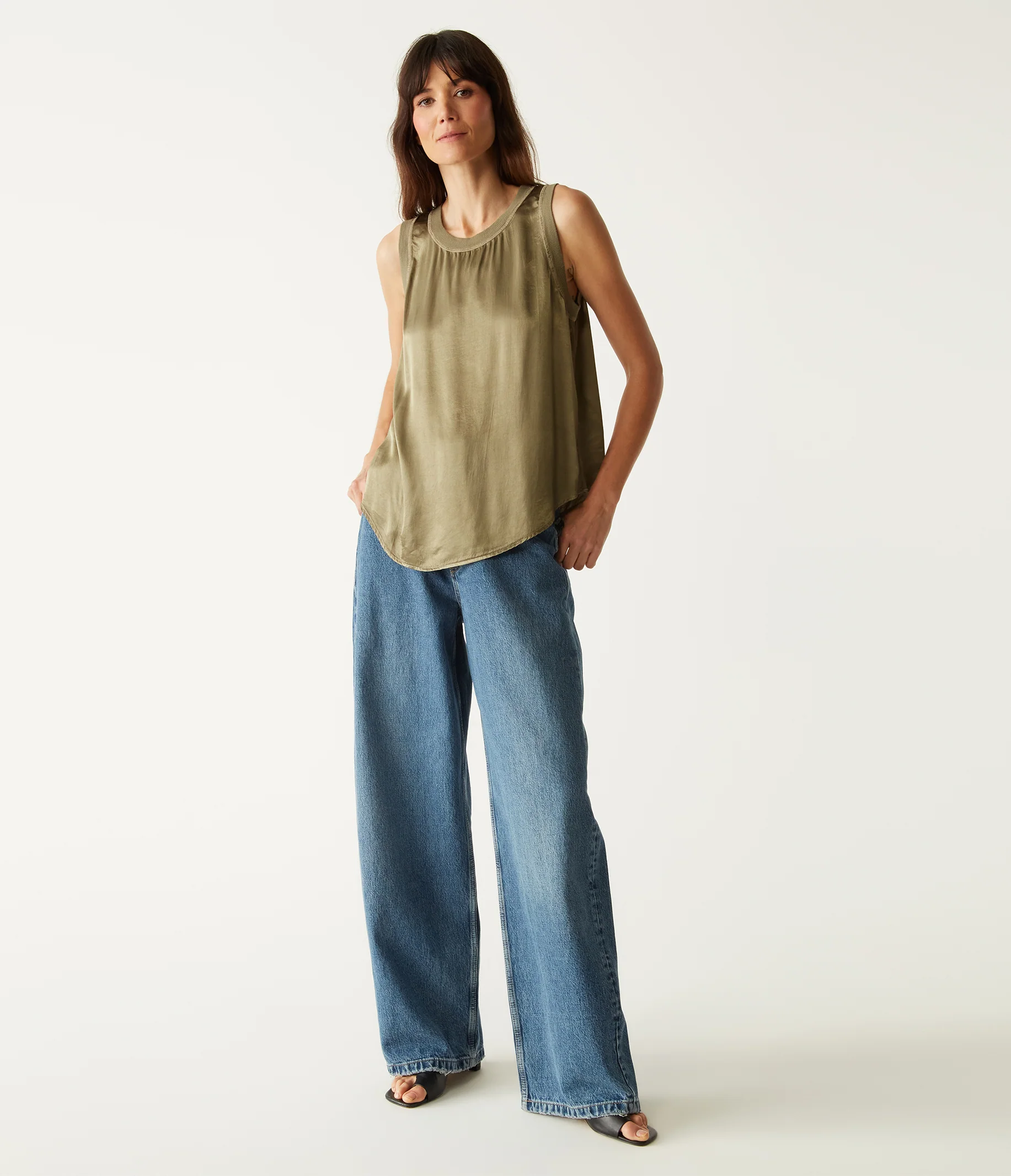 Shay Satin Tank - Image 38
