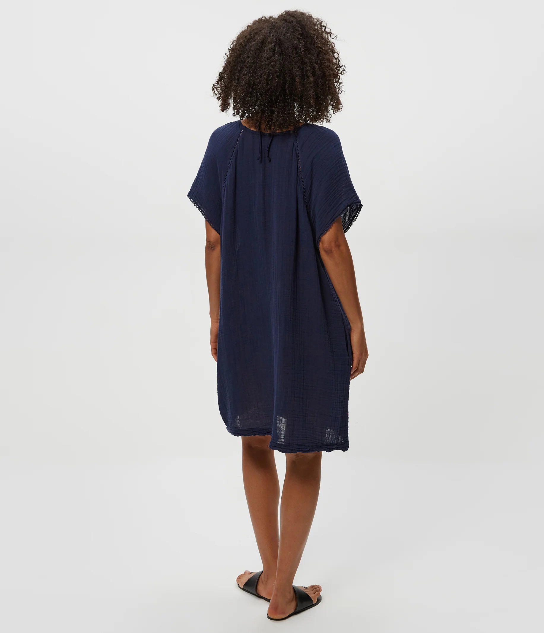 Sky Gauze Dress - Image 11