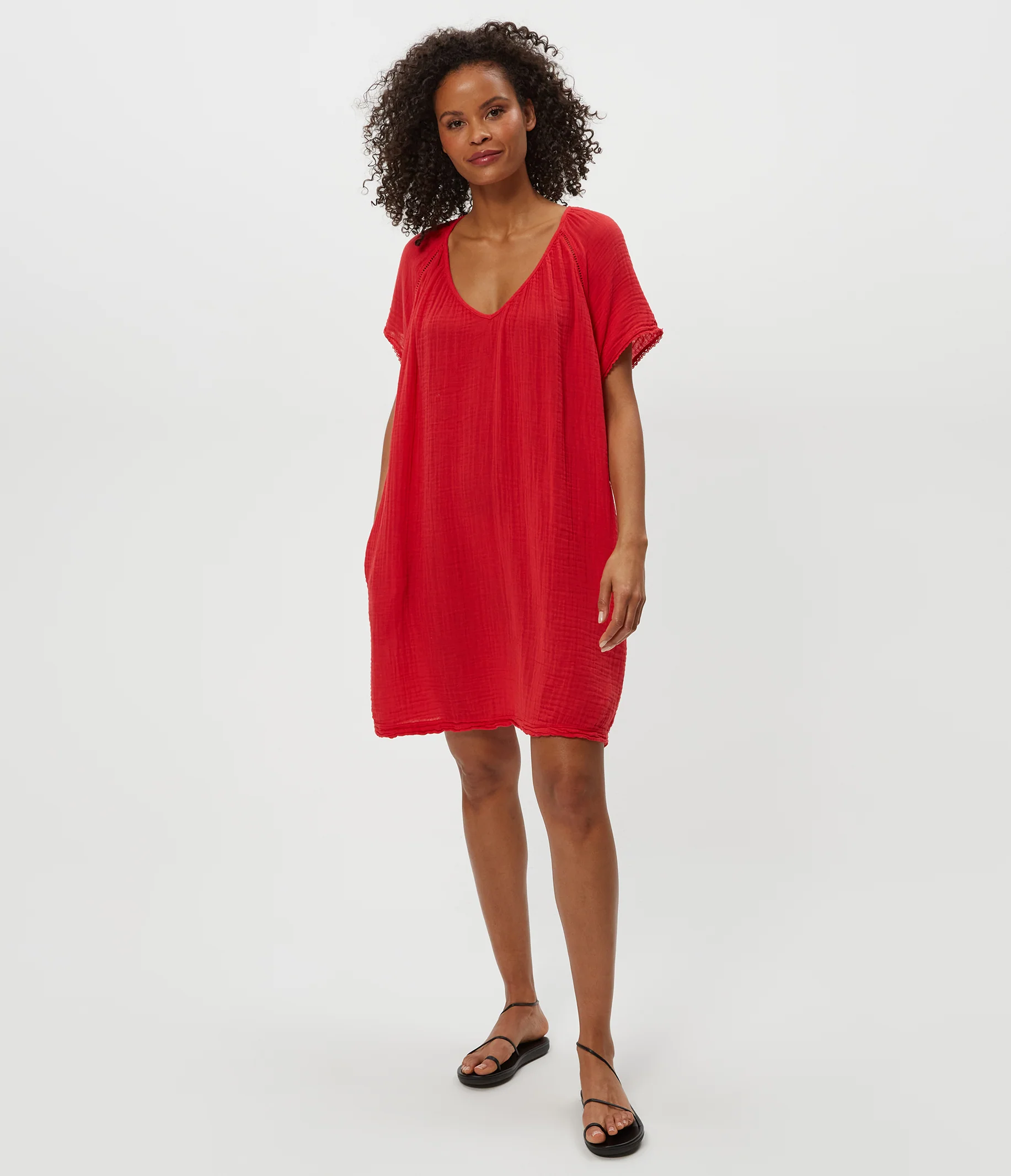 Sky Gauze Dress - Image 13