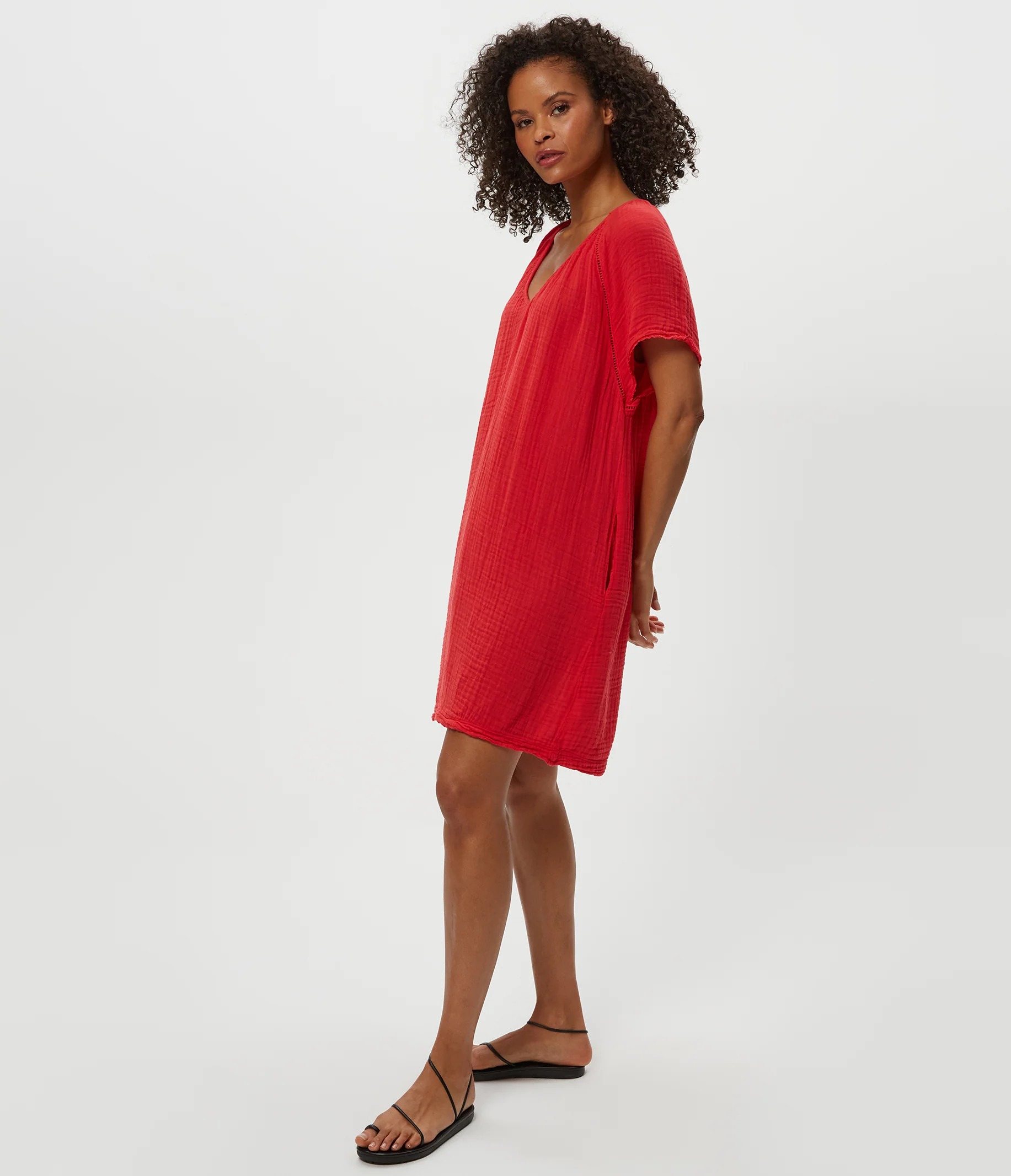 Sky Gauze Dress - Image 14