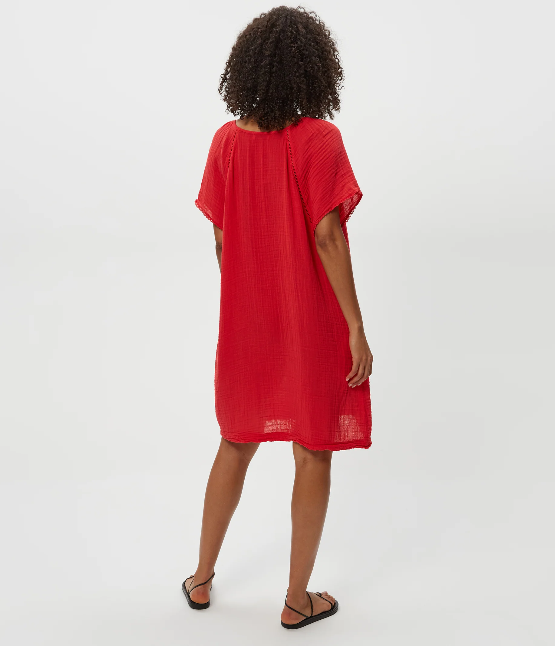 Sky Gauze Dress - Image 15