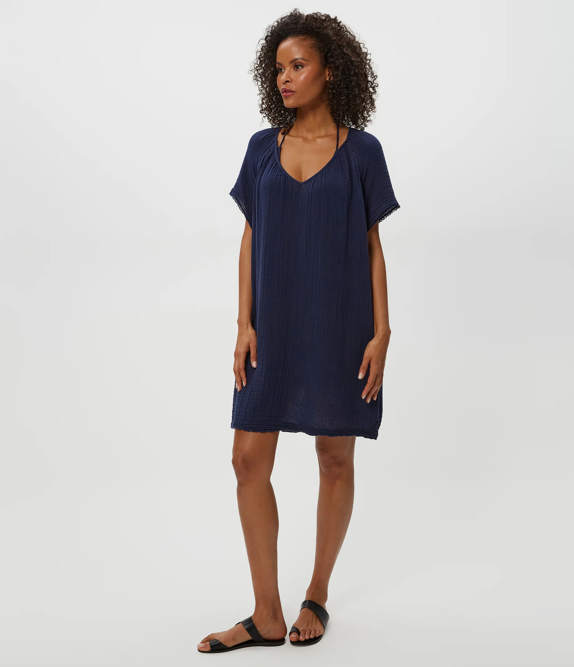 Sky Gauze Dress - Image 16