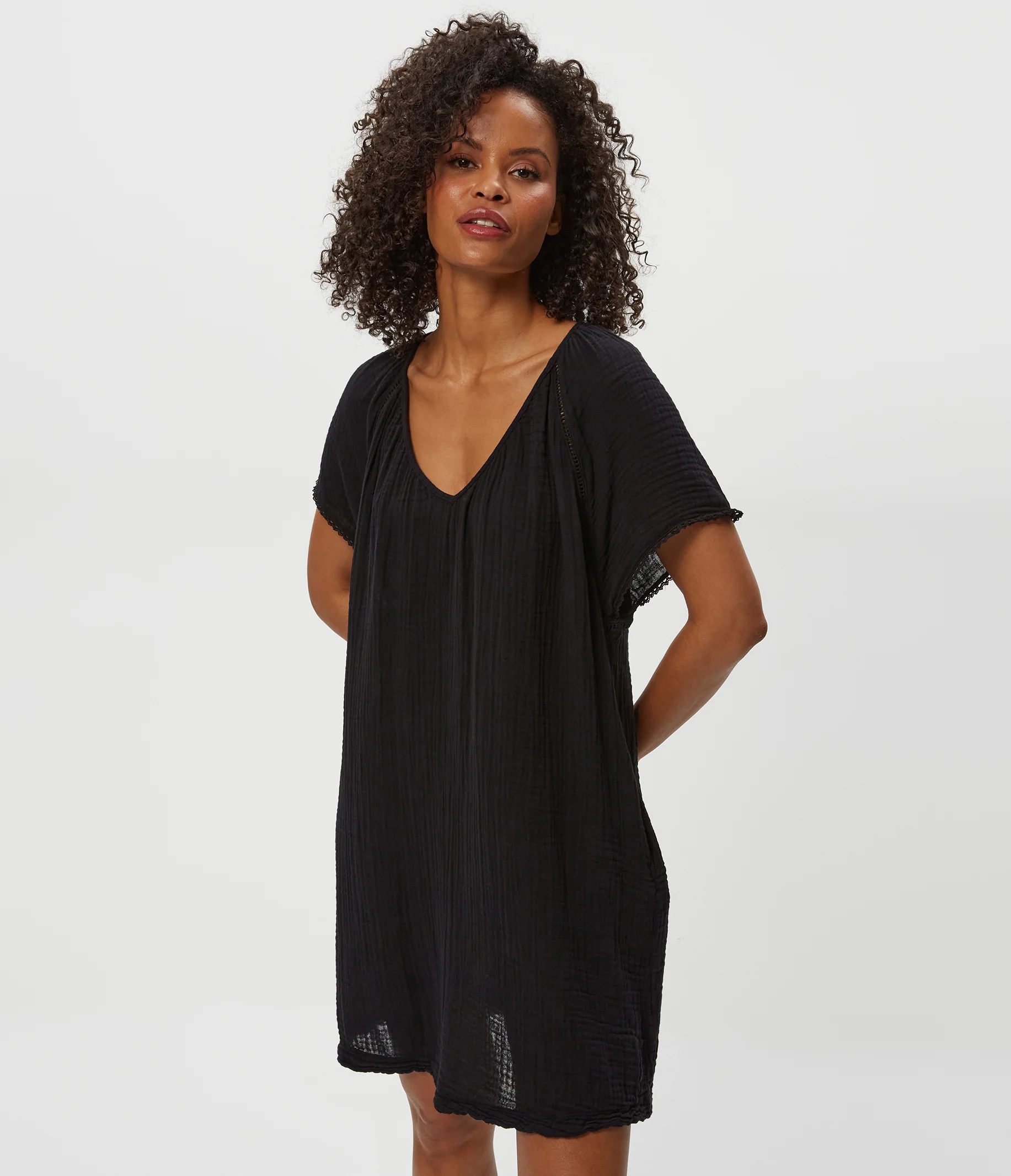 Sky Gauze Dress - Image 17