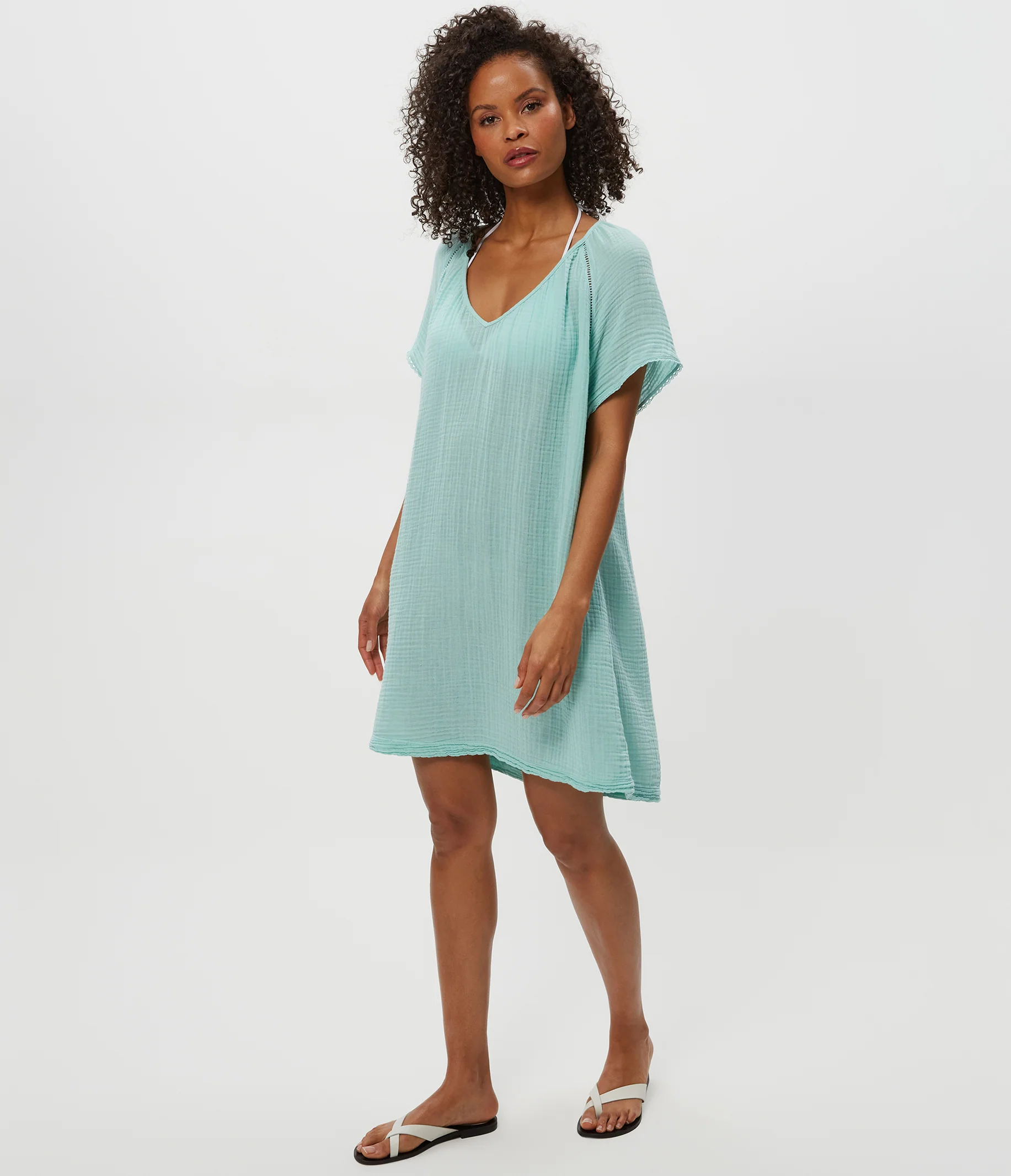 Sky Gauze Dress - Image 3