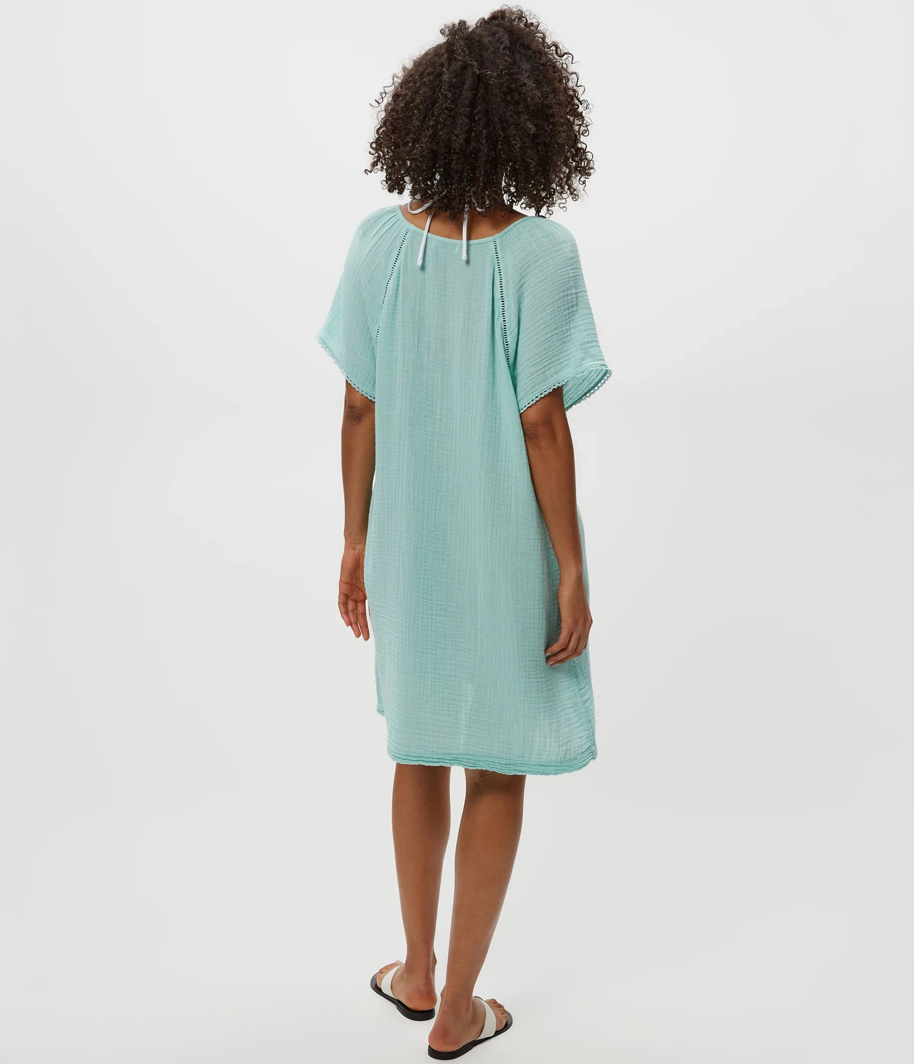 Sky Gauze Dress - Image 4
