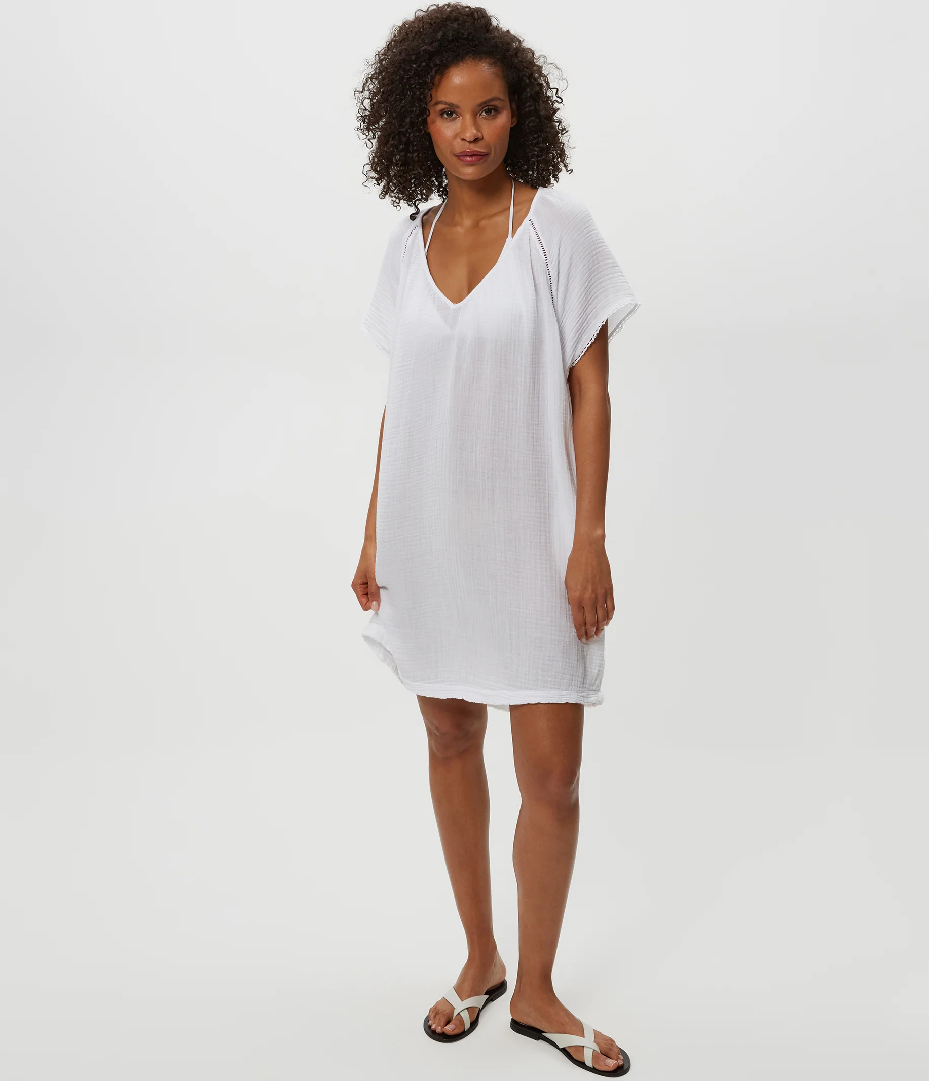 Sky Gauze Dress - Image 5