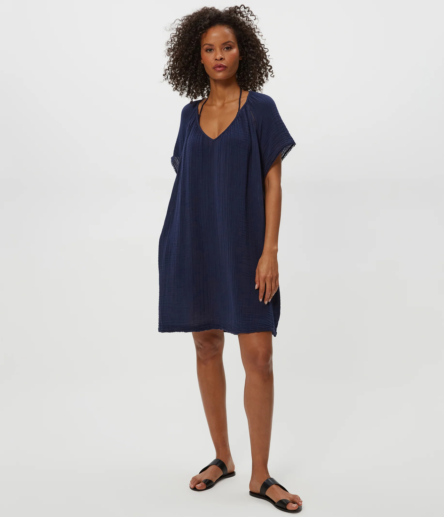 Sky Gauze Dress - Image 9