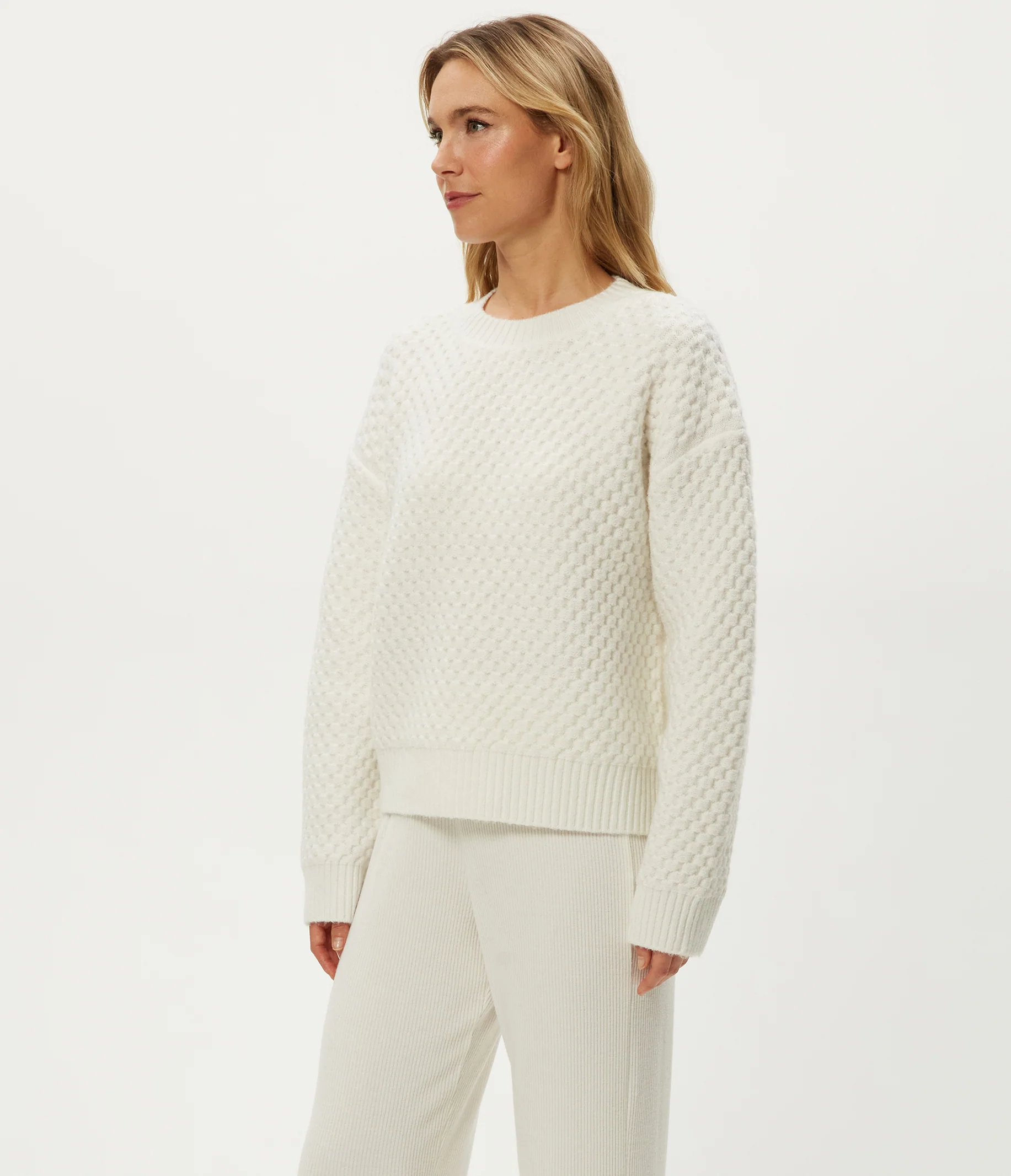 Sophia Honeycomb Stitch Sweater - Image 11