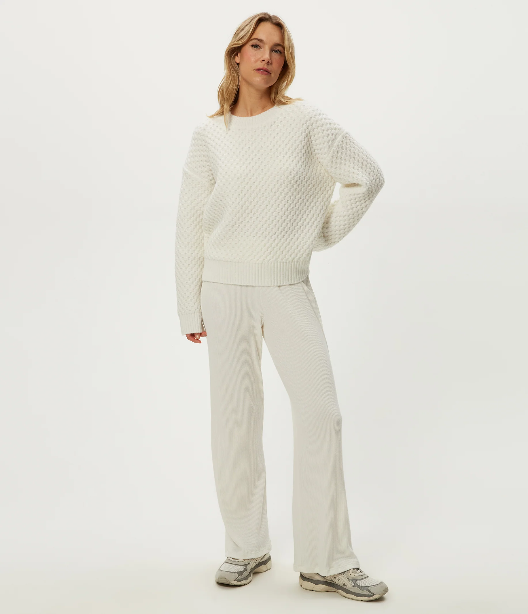 Sophia Honeycomb Stitch Sweater - Image 12
