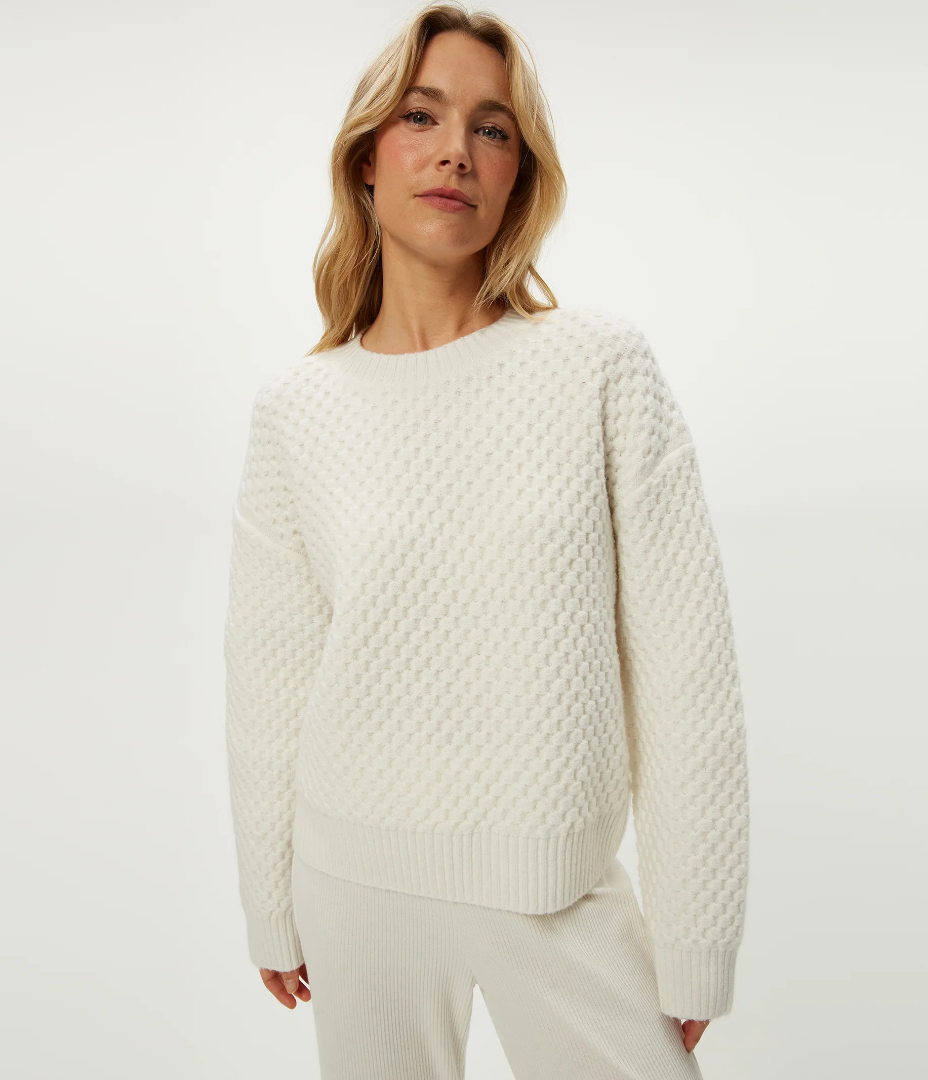 Sophia Honeycomb Stitch Sweater - Image 13