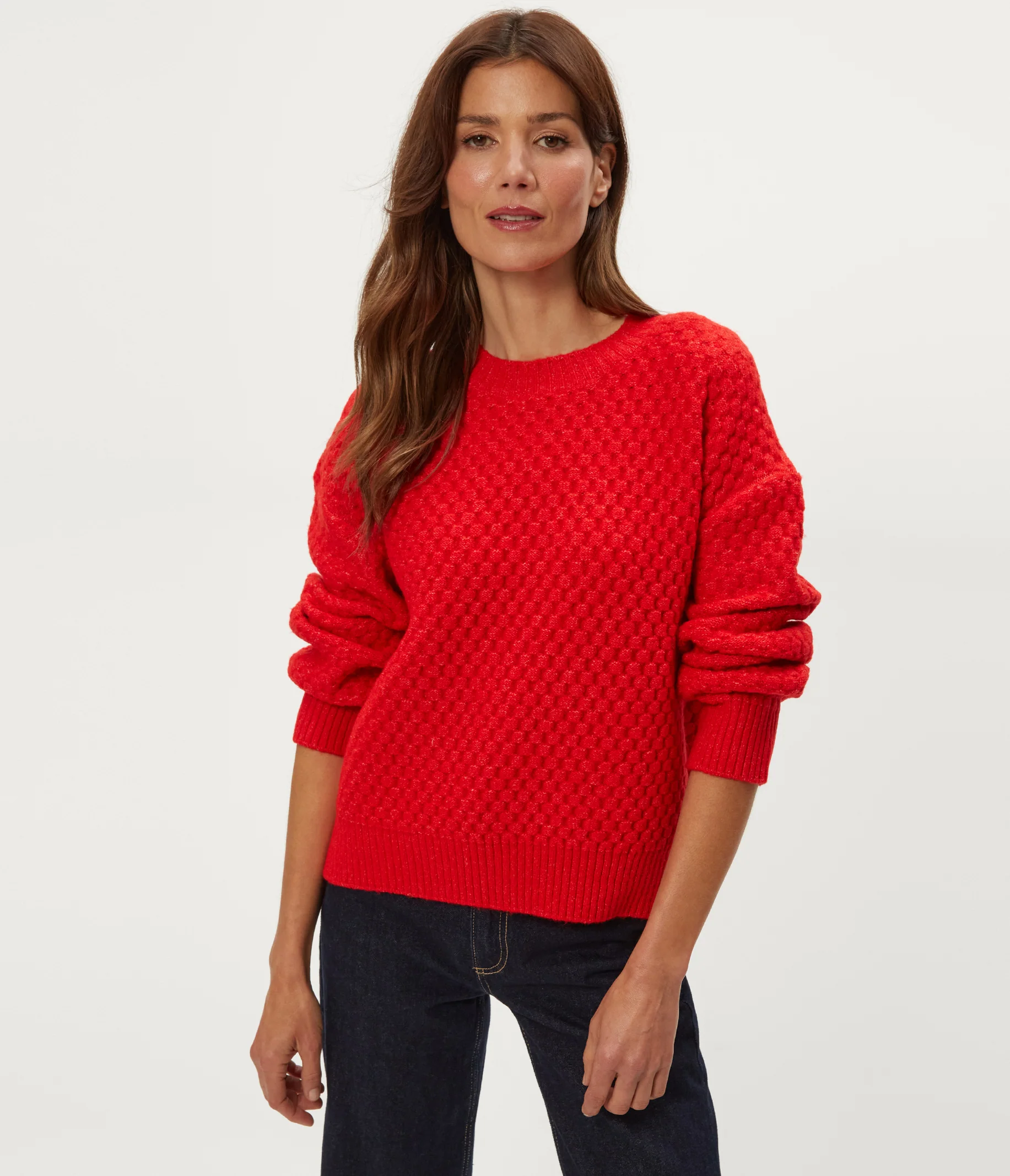 Sophia Honeycomb Stitch Sweater - Image 19