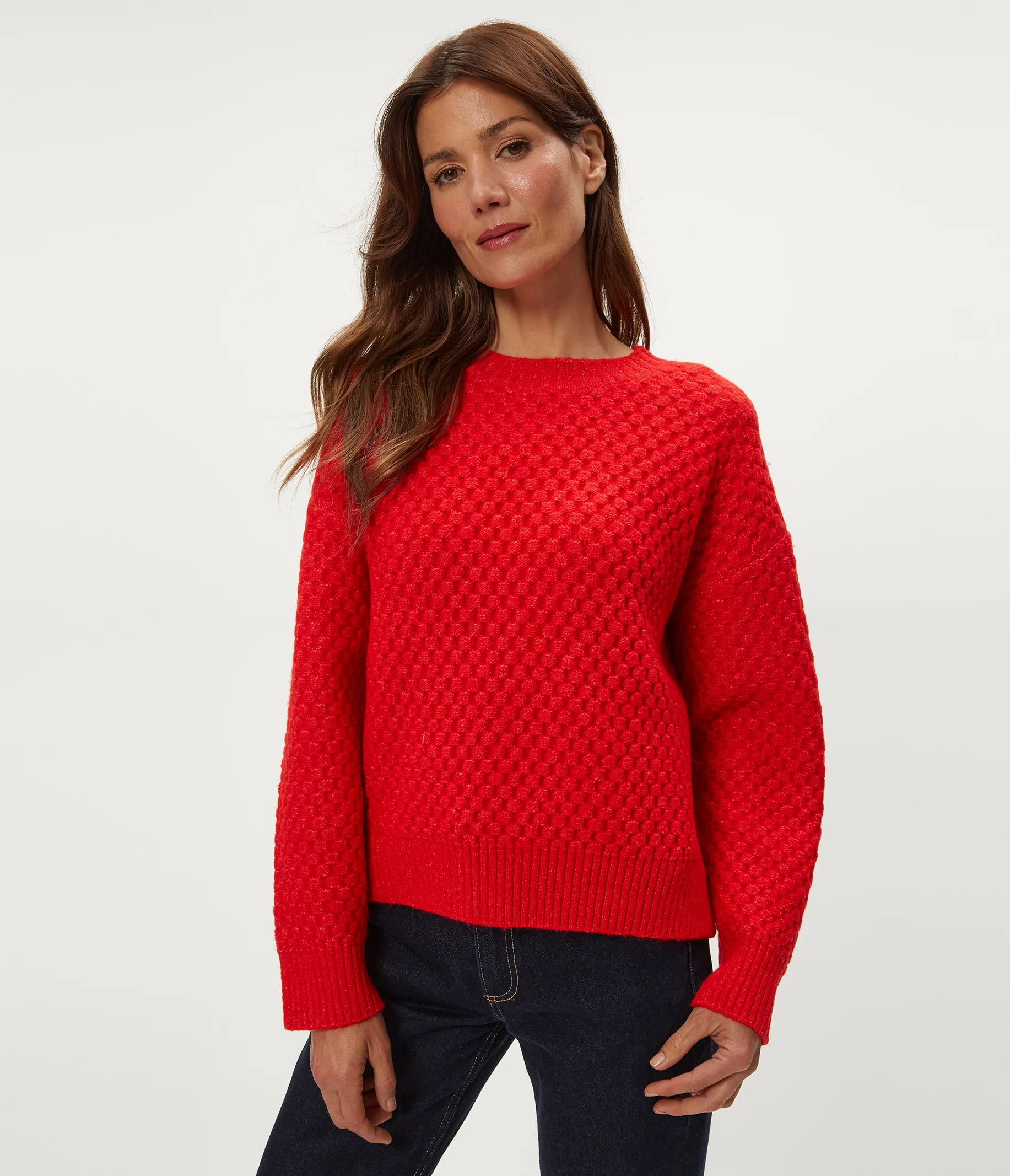 Sophia Honeycomb Stitch Sweater - Image 20