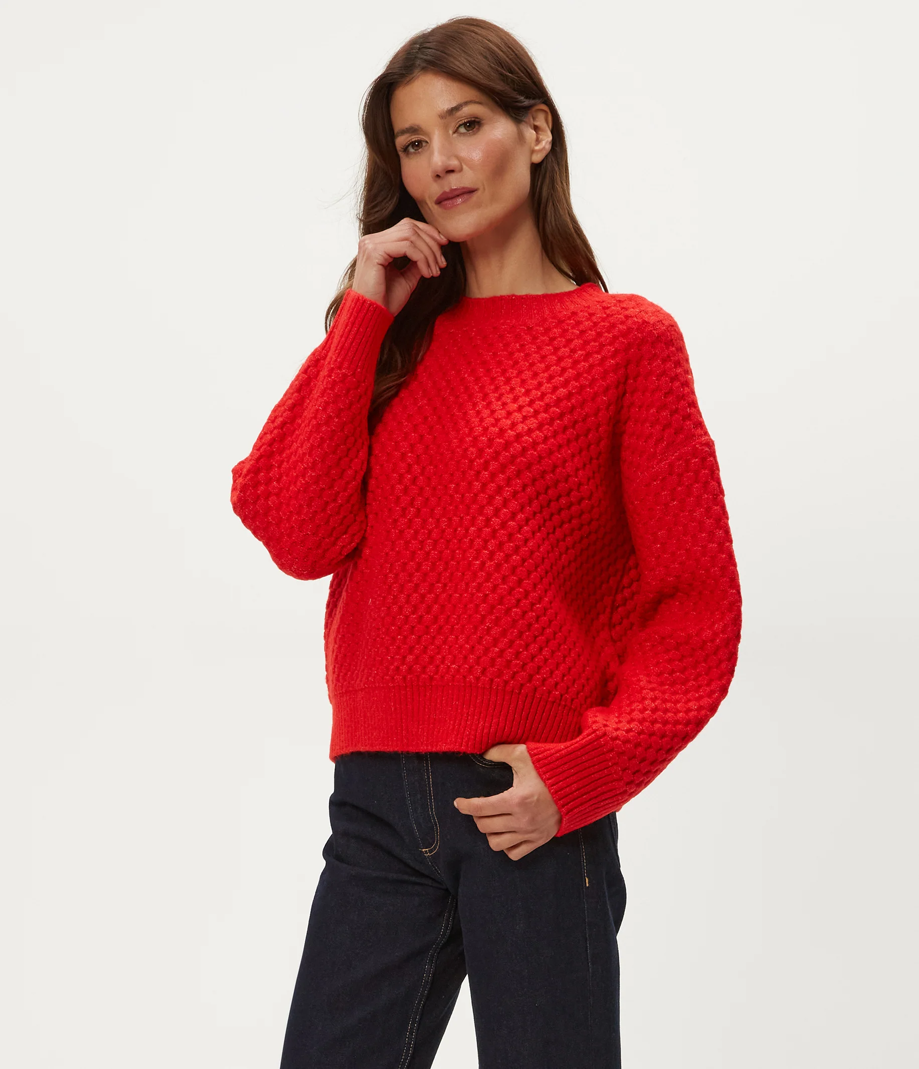 Sophia Honeycomb Stitch Sweater - Image 21