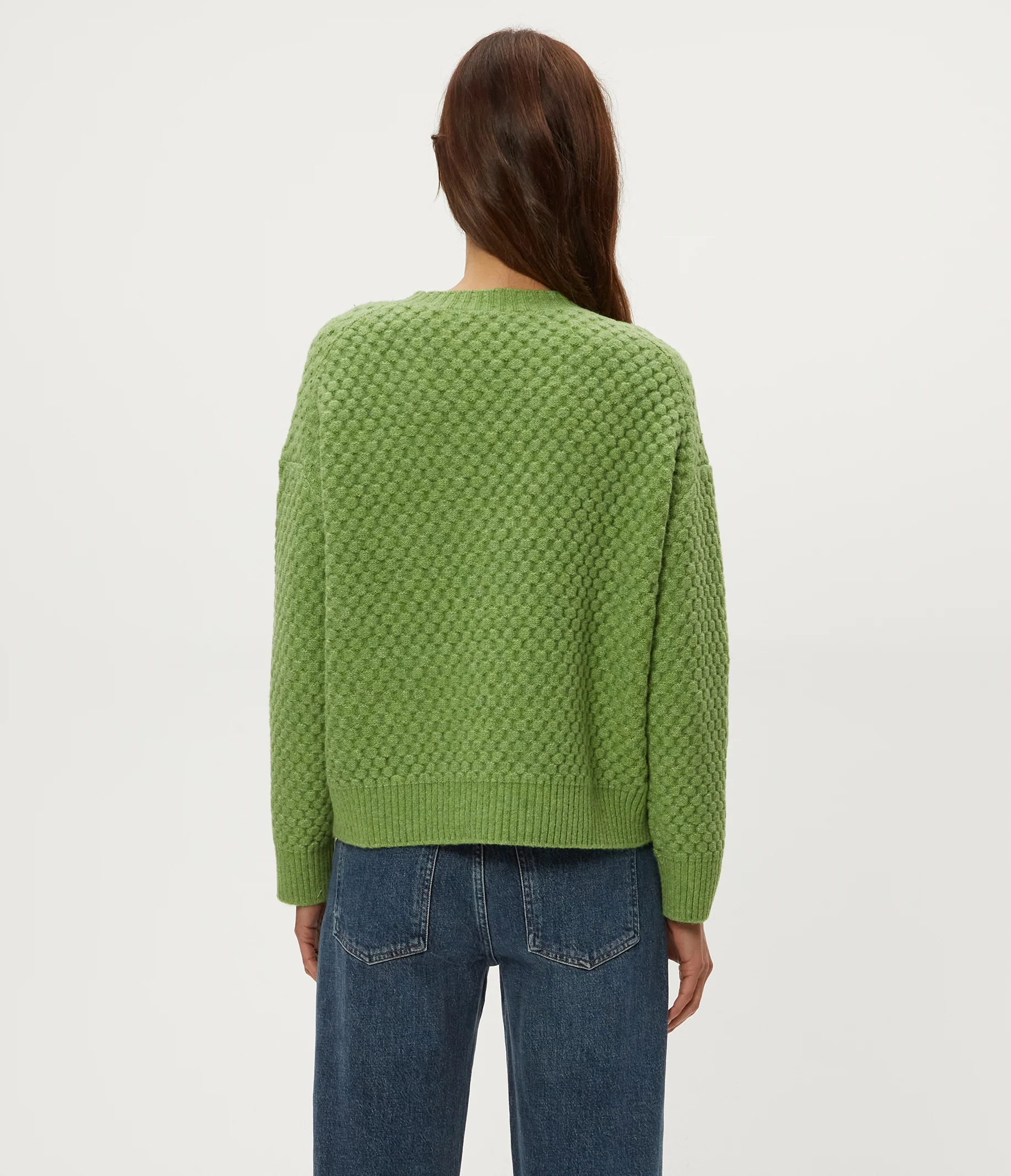 Sophia Honeycomb Stitch Sweater - Image 8