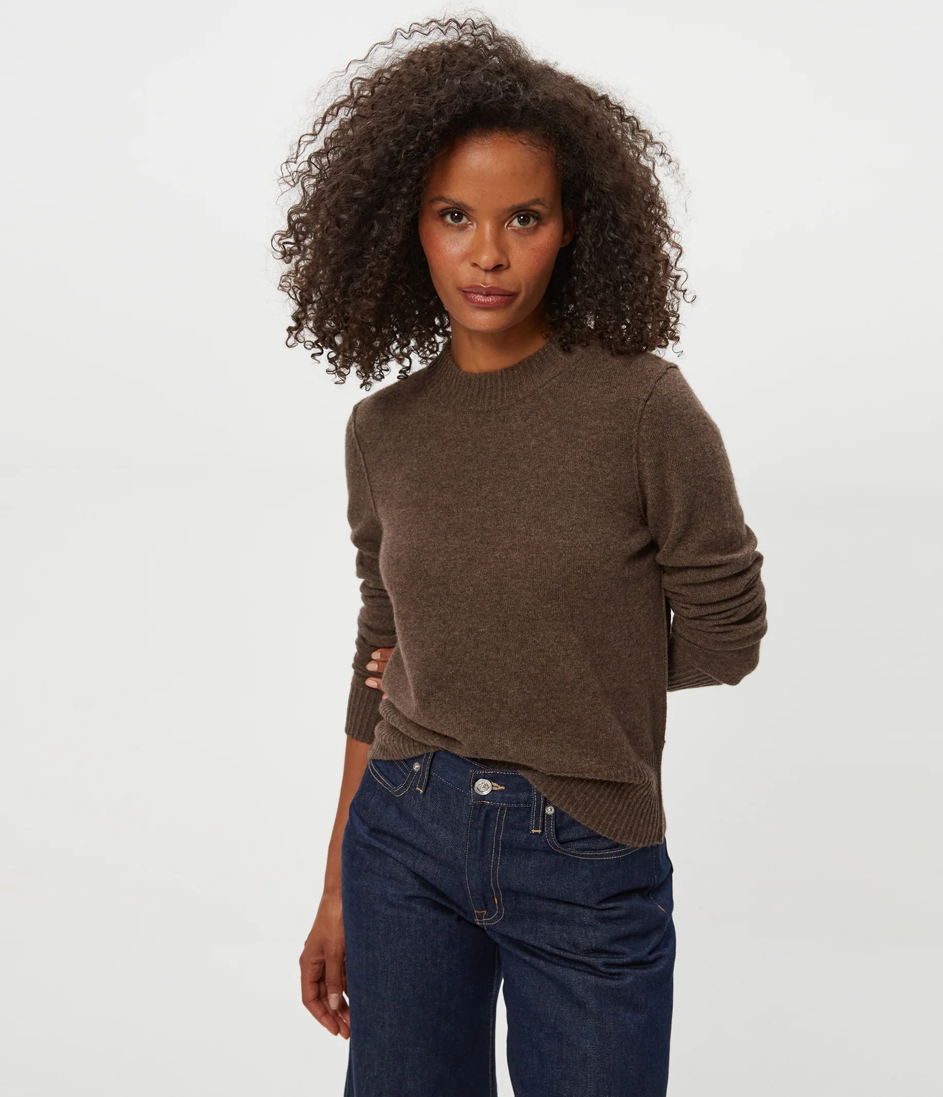 Sophie Crewneck Cashmere Sweater - Image 9