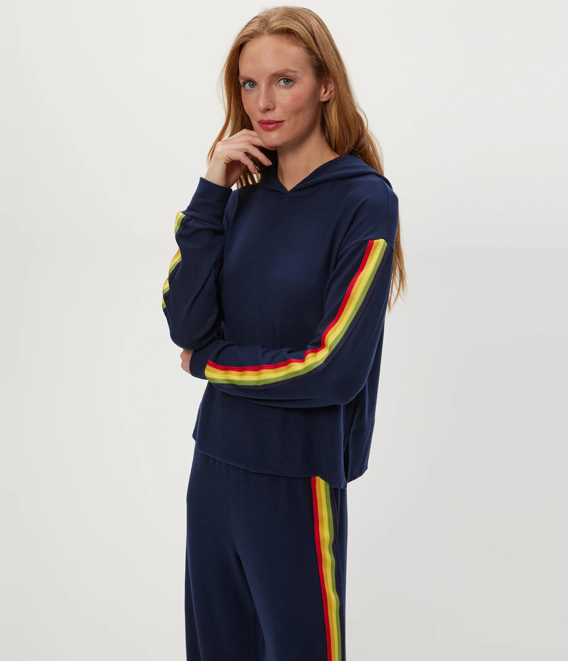 Taryn Striped Hoodie